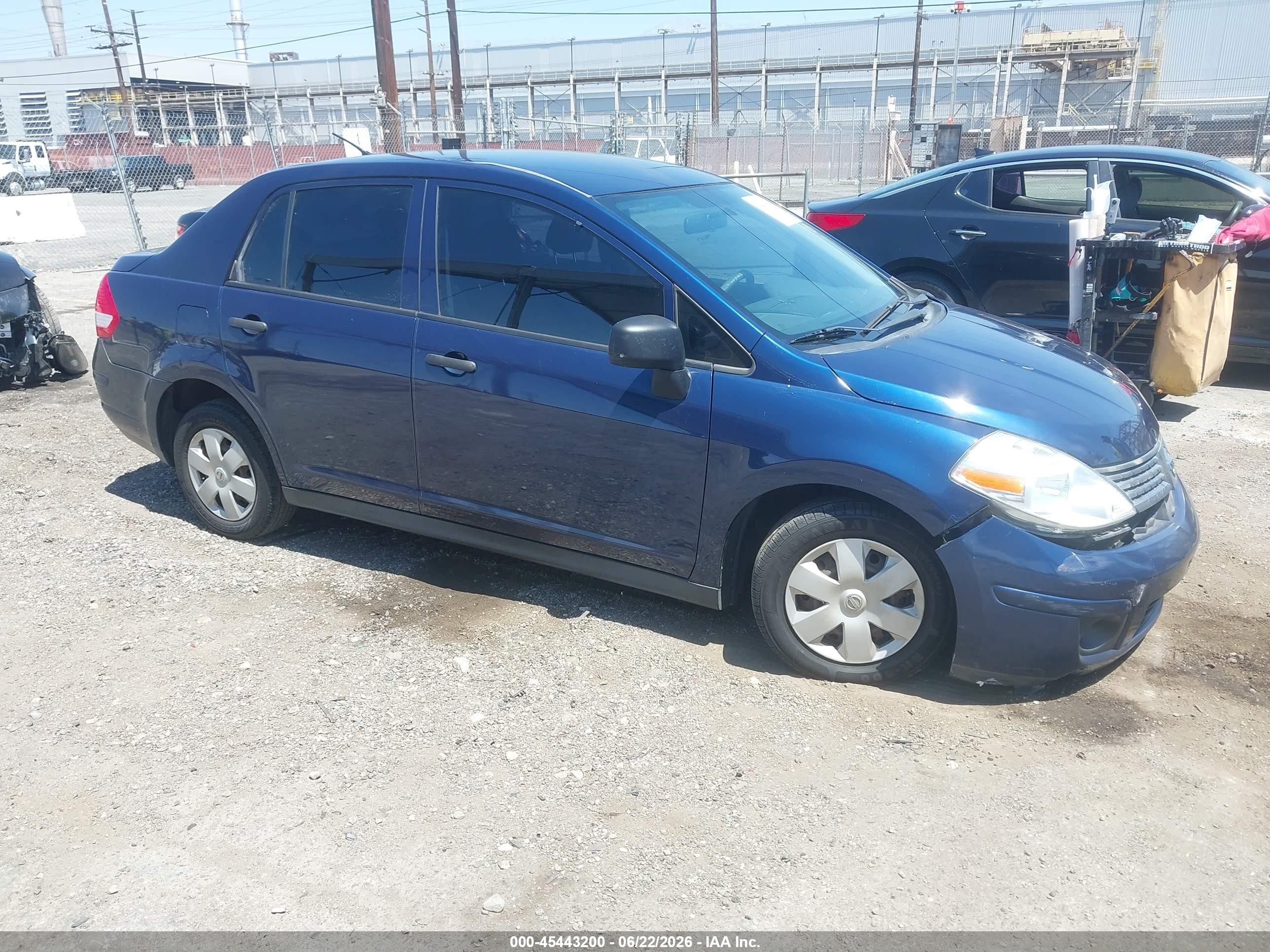 2011 Nissan Versa 1.6 Dark Blue vin: 3N1CC1AP3BL477956