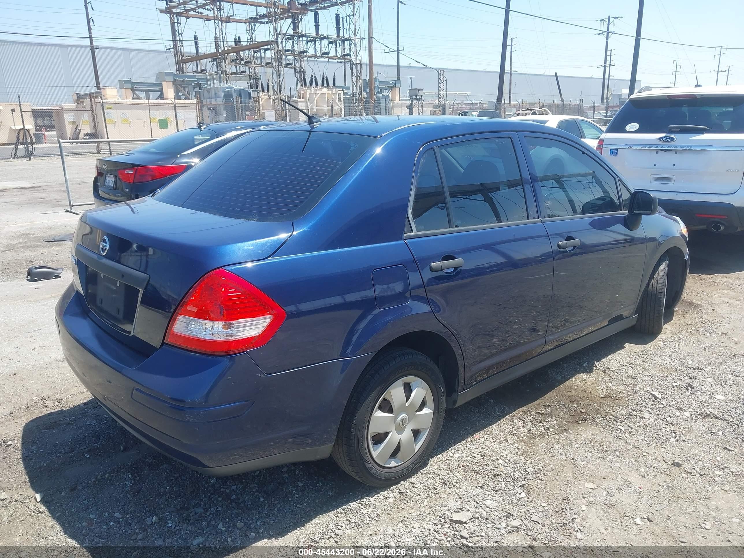 2011 Nissan Versa 1.6 Dark Blue vin: 3N1CC1AP3BL477956