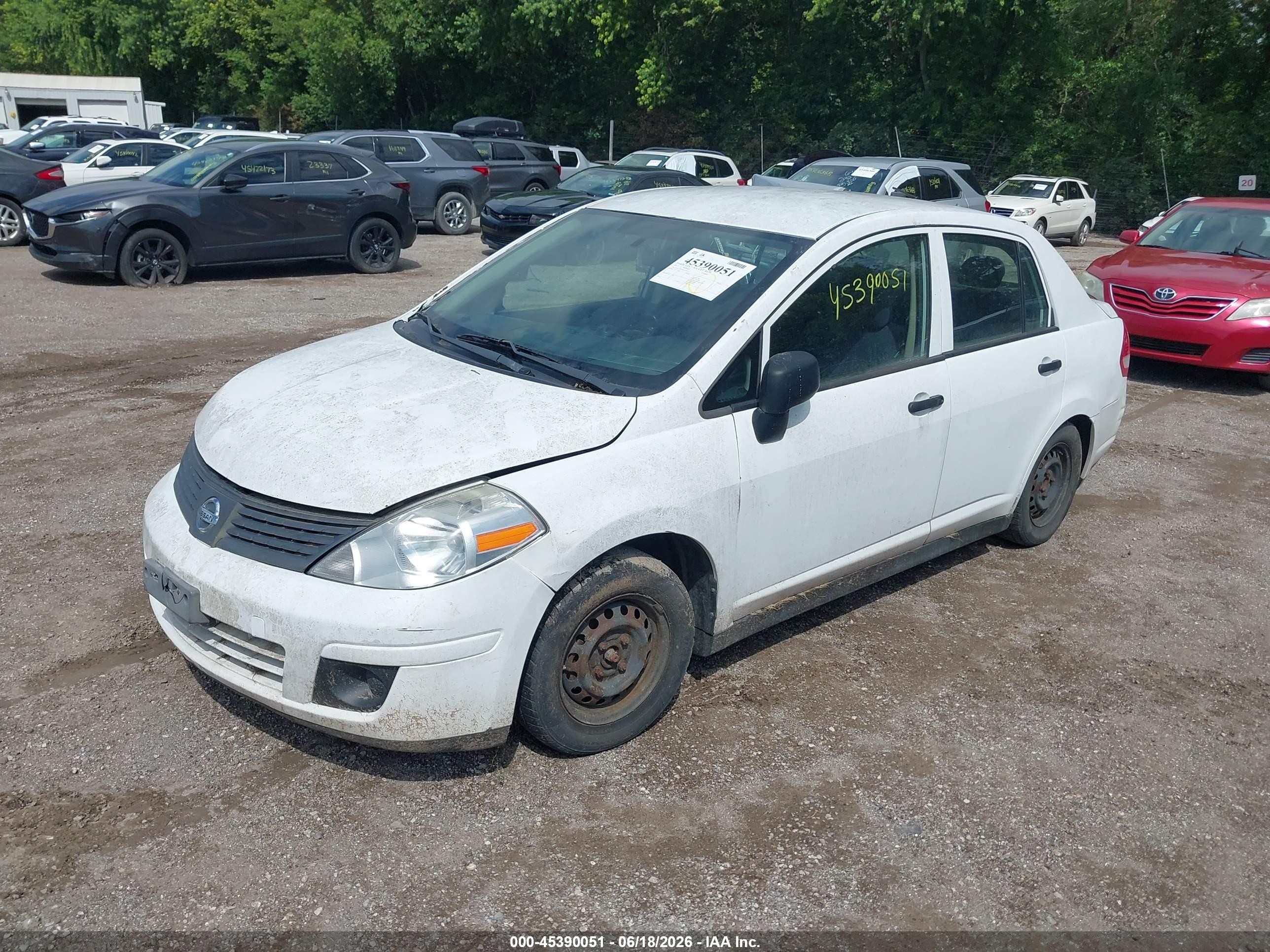 2011 Nissan Versa 1.6 White vin: 3N1CC1AP5BL412977