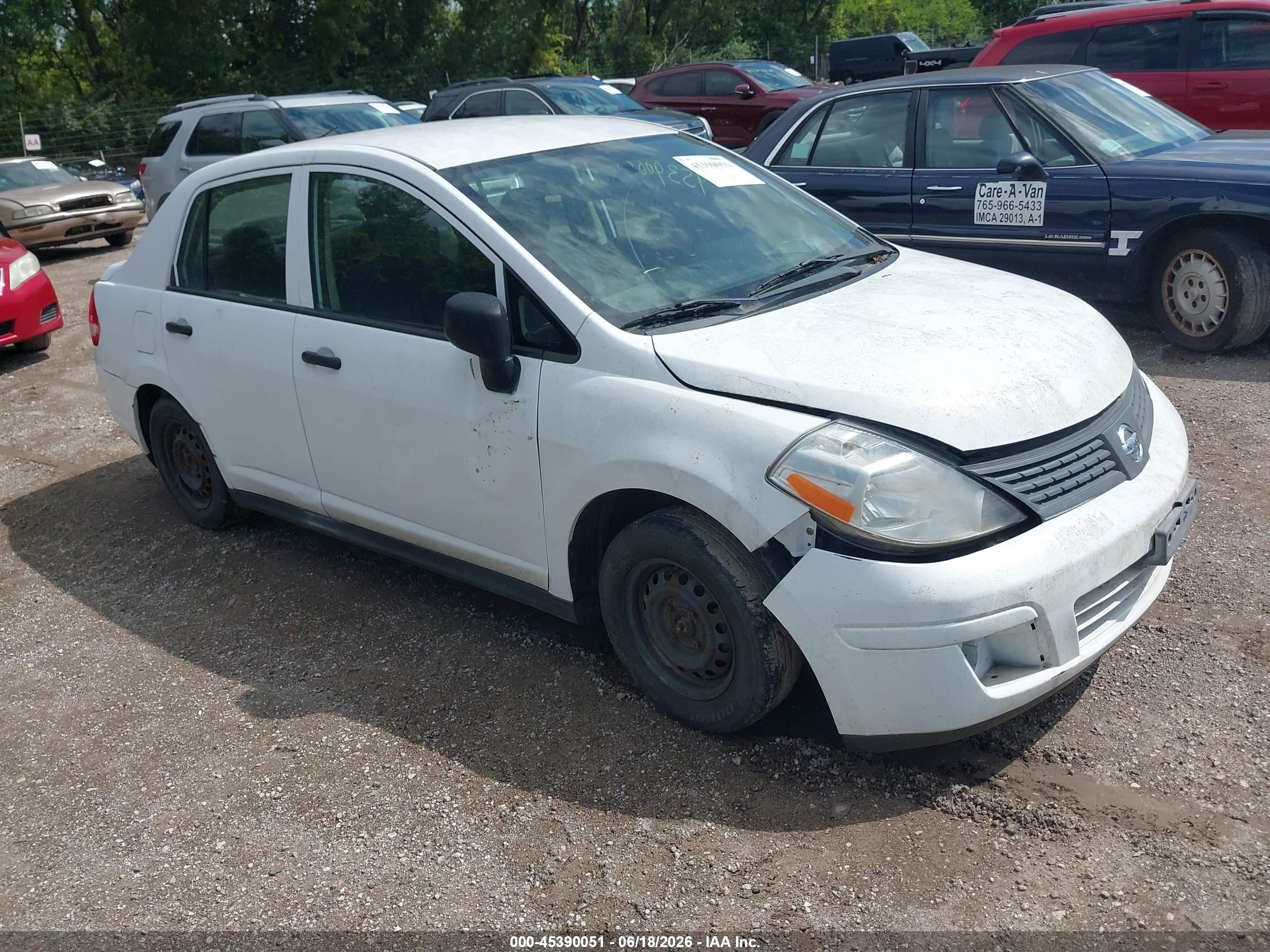 2011 Nissan Versa 1.6 White vin: 3N1CC1AP5BL412977