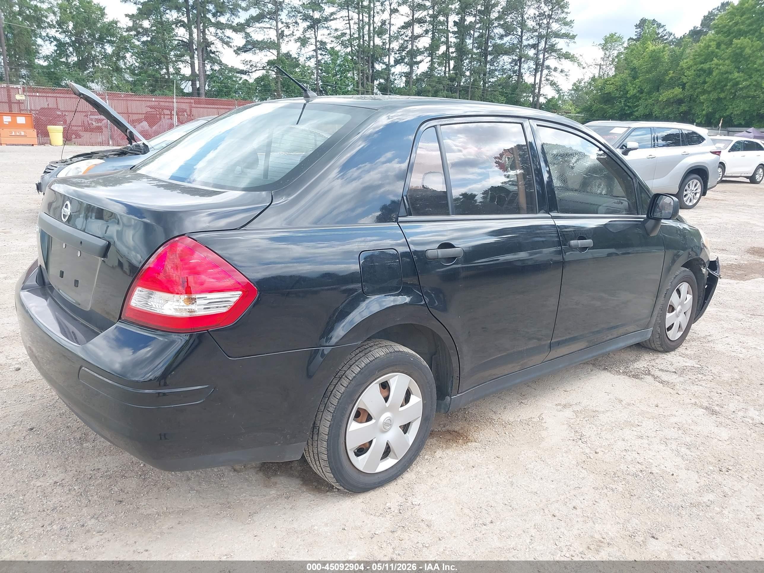 2010 Nissan Versa 1.6 Black vin: 3N1CC1AP6AL457781