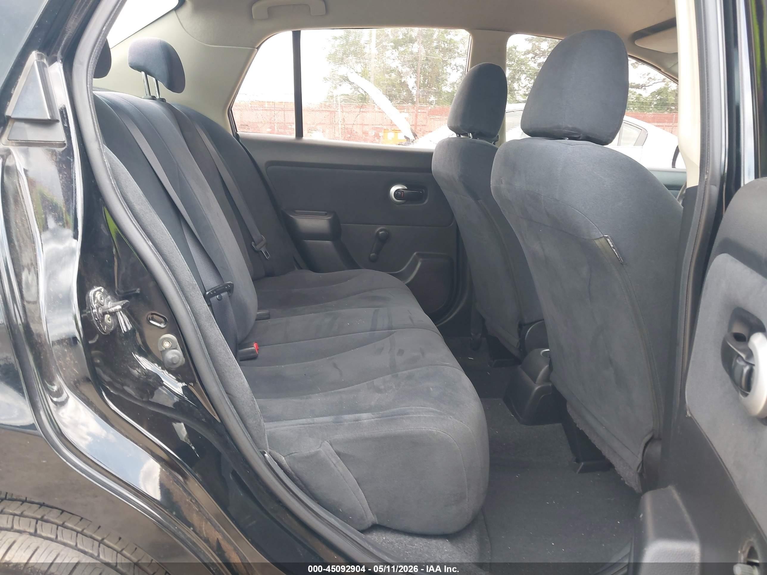 2010 Nissan Versa 1.6 Black vin: 3N1CC1AP6AL457781