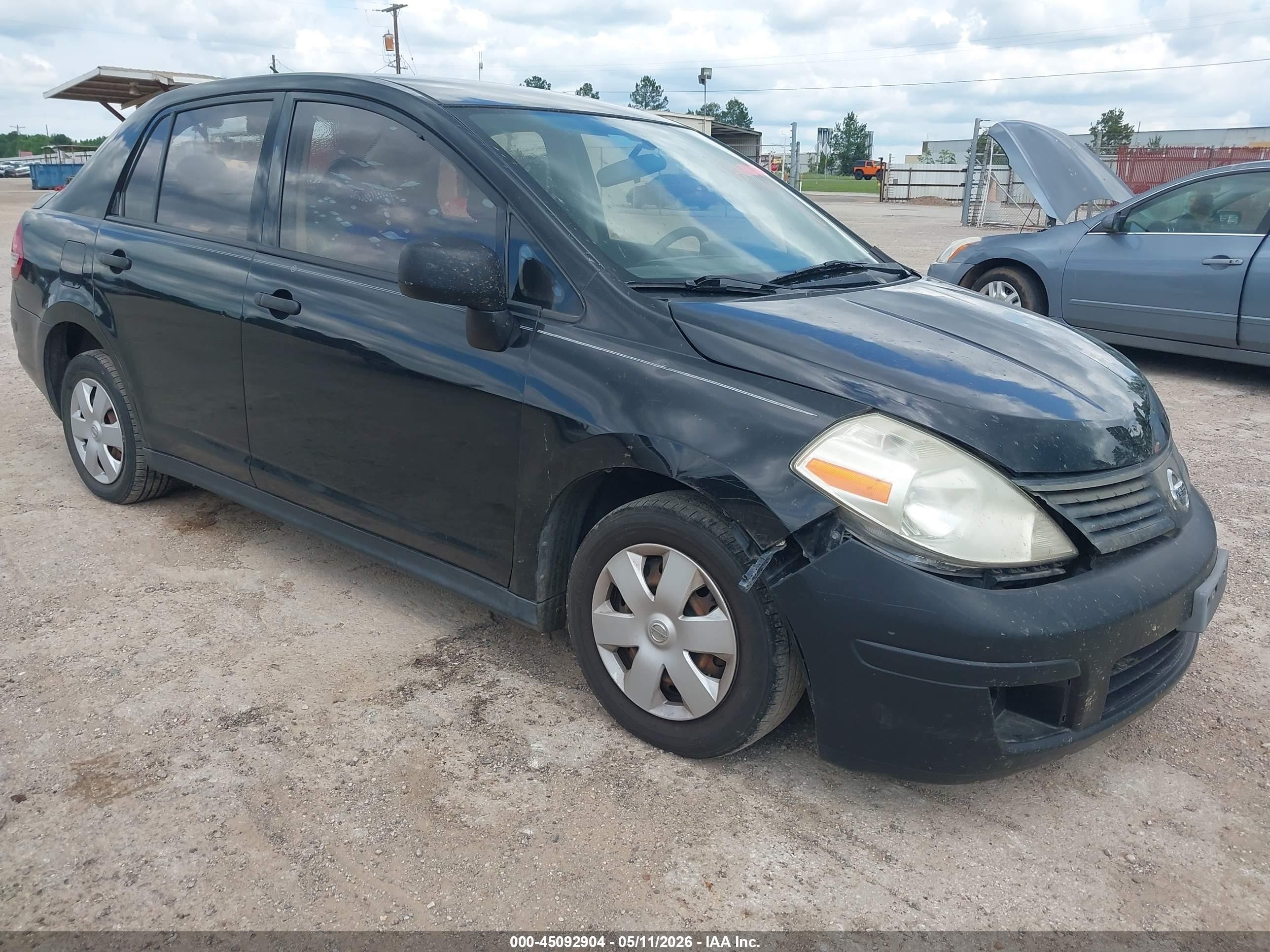 2010 Nissan Versa 1.6 Black vin: 3N1CC1AP6AL457781