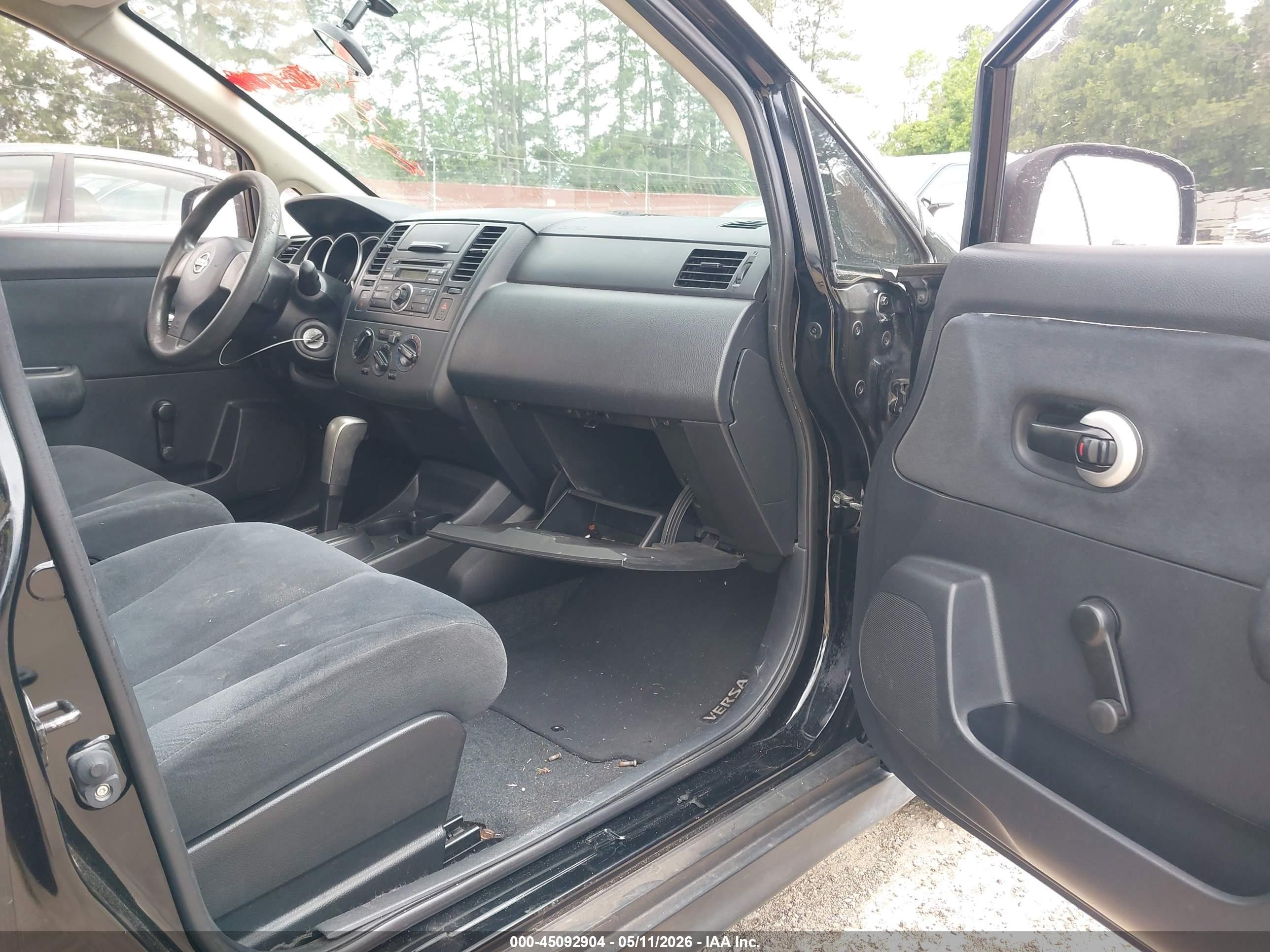 2010 Nissan Versa 1.6 Black vin: 3N1CC1AP6AL457781