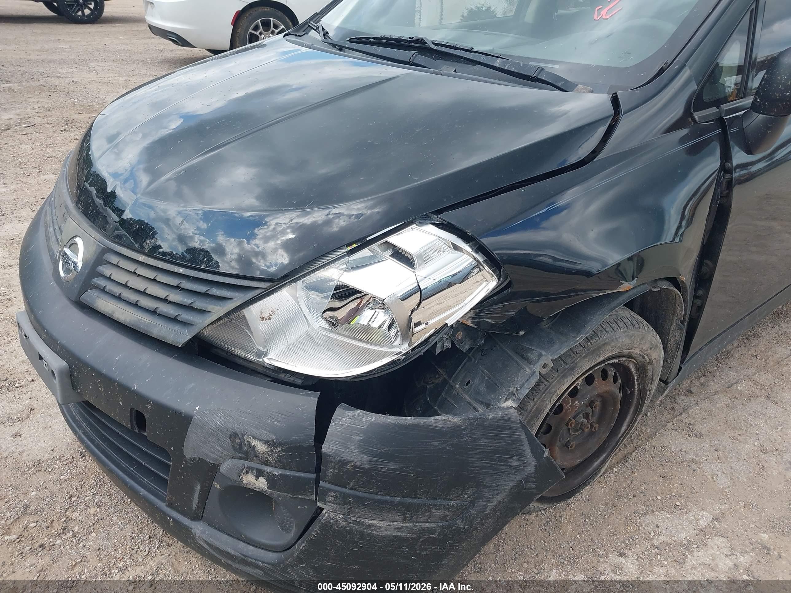 2010 Nissan Versa 1.6 Black vin: 3N1CC1AP6AL457781