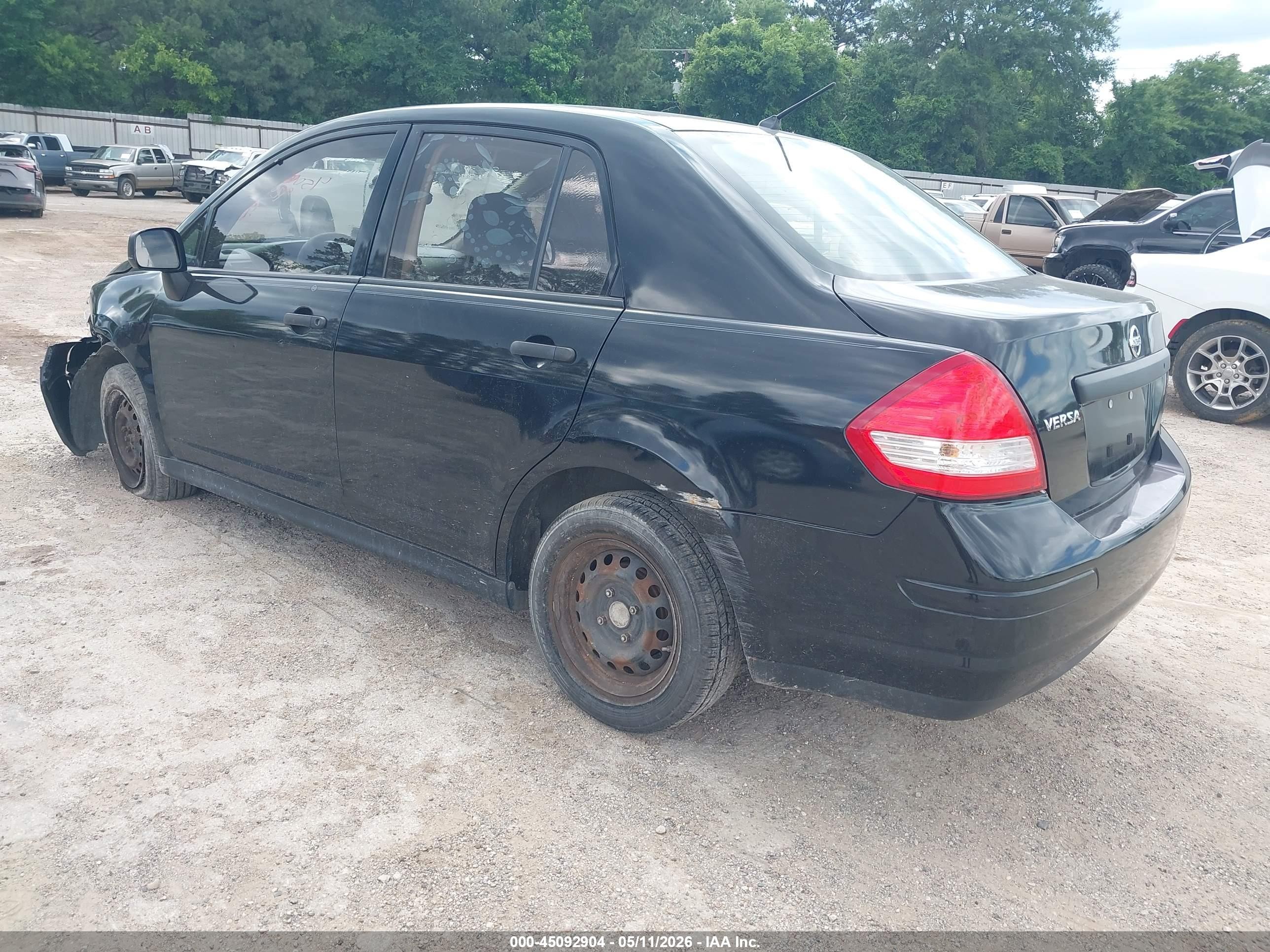 2010 Nissan Versa 1.6 Black vin: 3N1CC1AP6AL457781