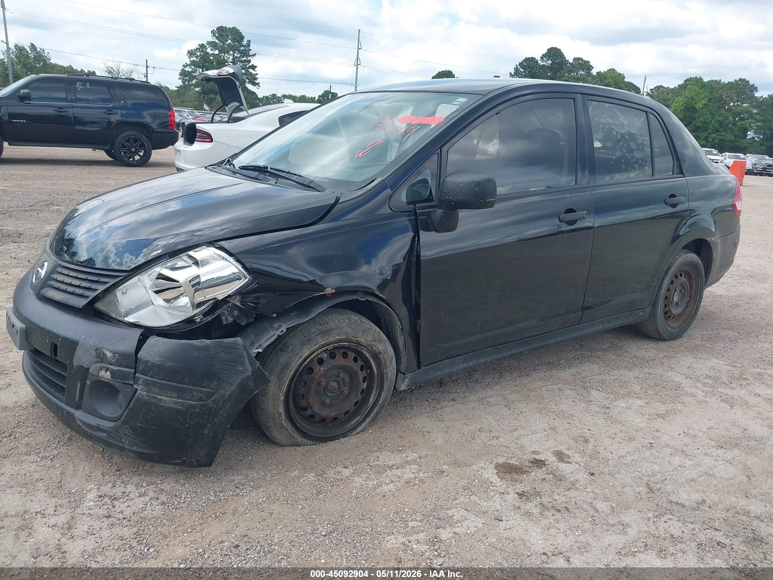 2010 Nissan Versa 1.6 Black vin: 3N1CC1AP6AL457781