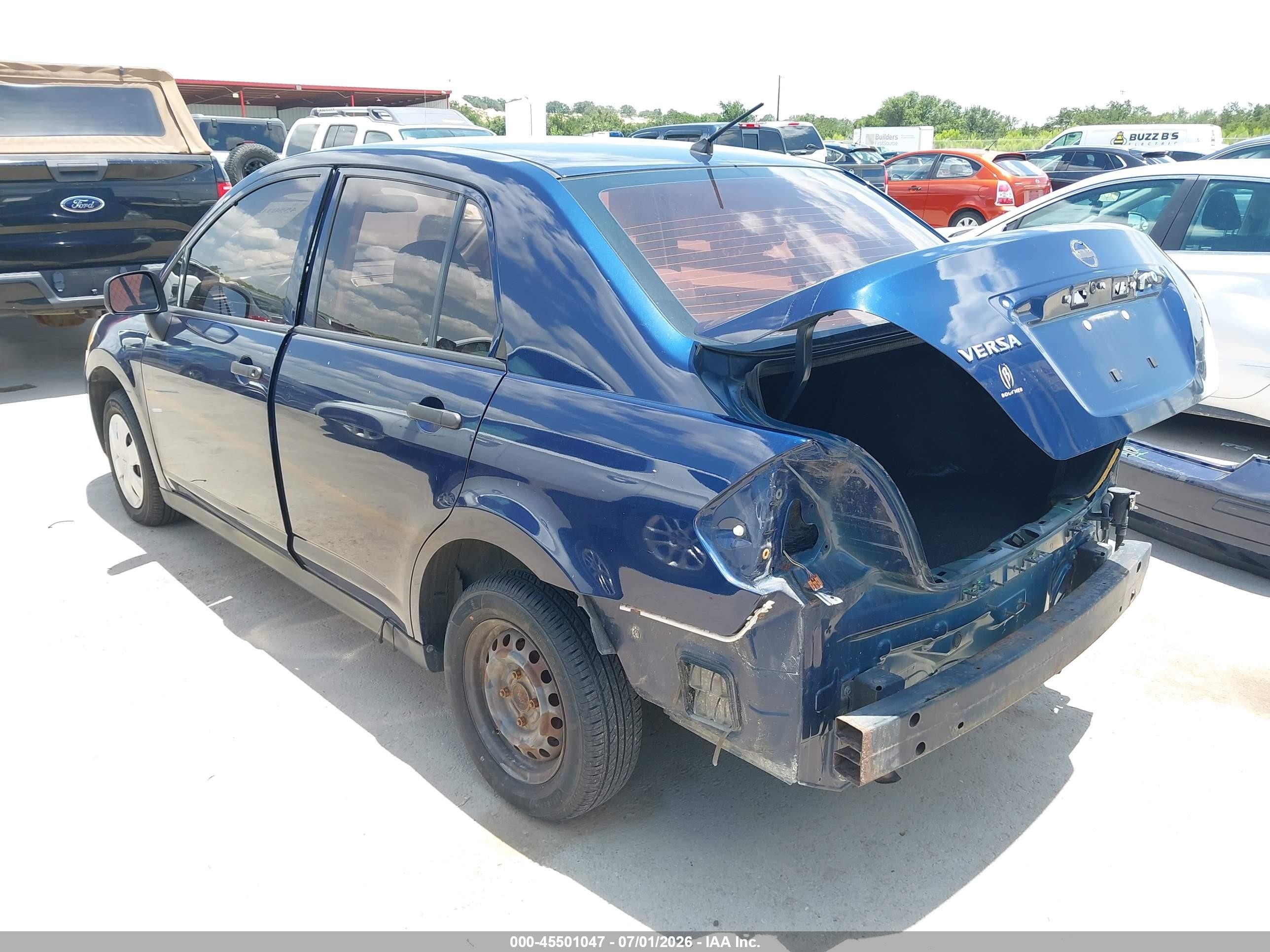 2011 Nissan Versa 1.6 Blue vin: 3N1CC1AP6BL432820