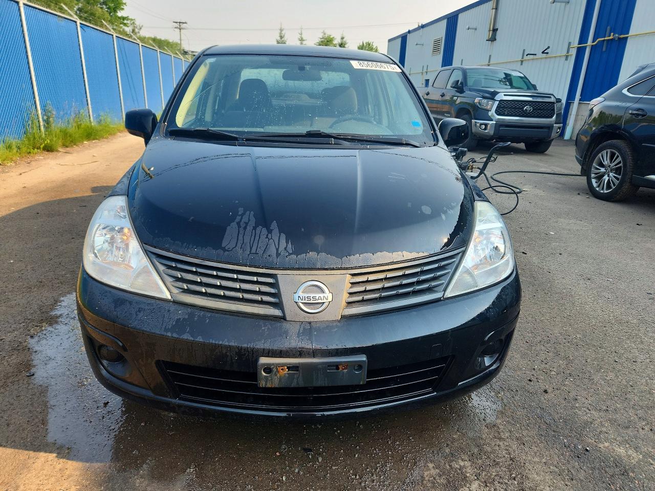 2011 Nissan Versa 1.6 Base Black vin: 3N1CC1AP7BL498115