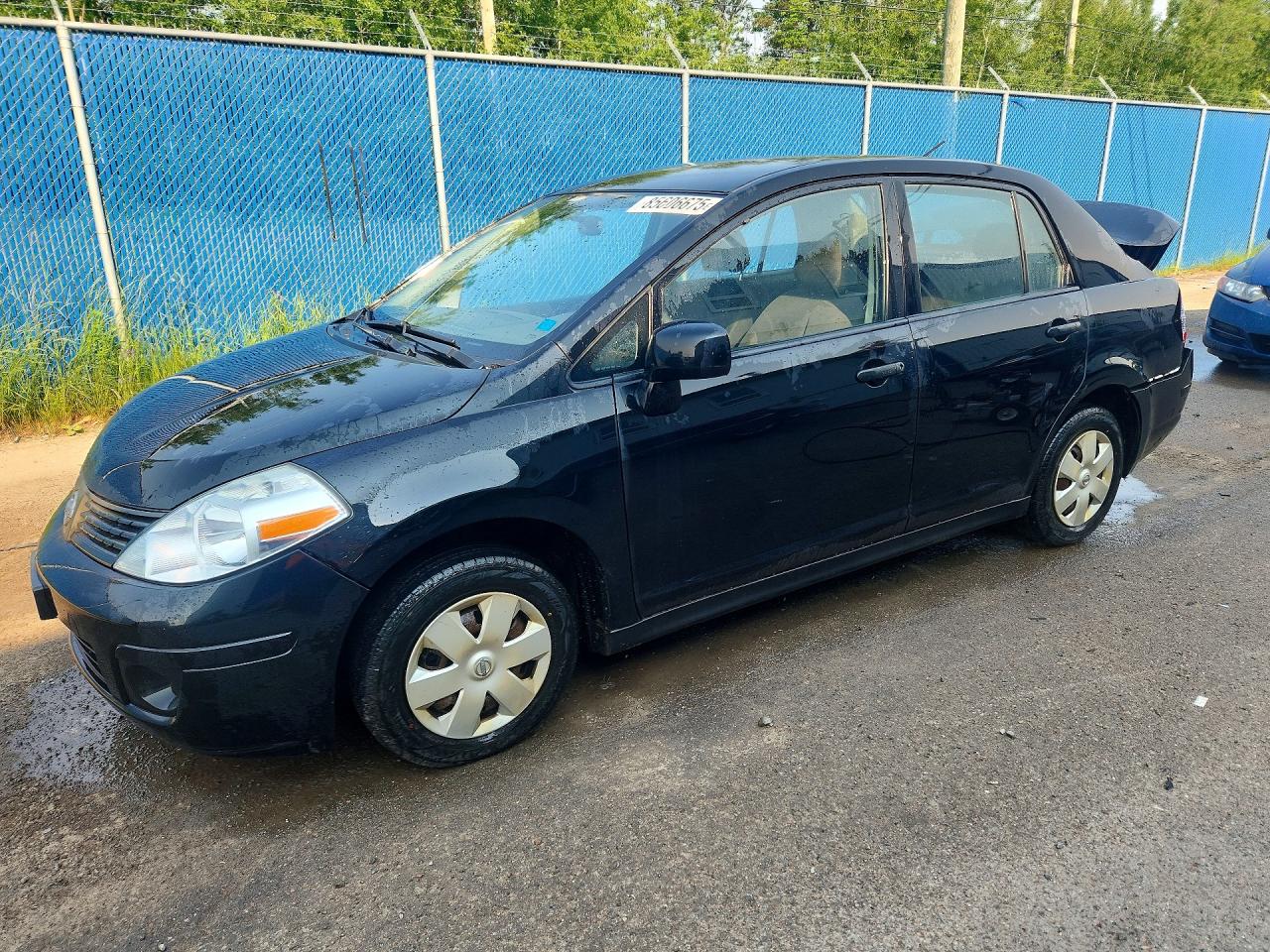 2011 Nissan Versa 1.6 Base Black vin: 3N1CC1AP7BL498115