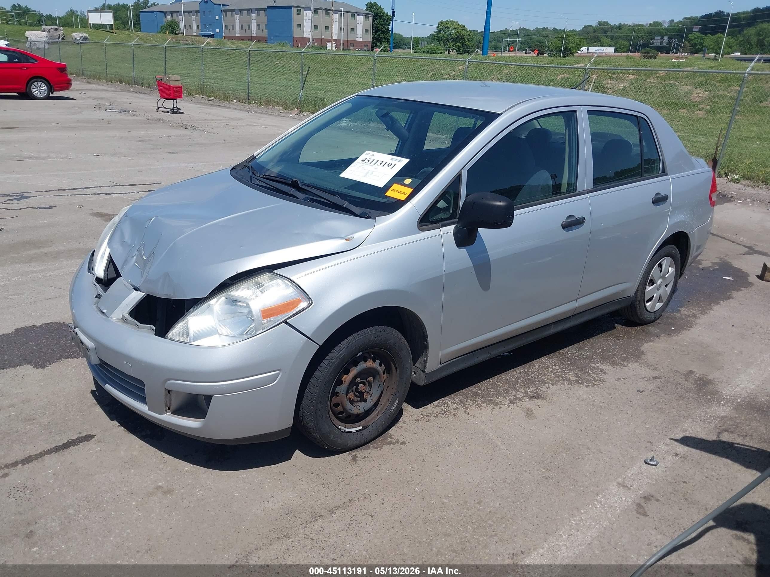 2010 Nissan Versa 1.6 Silver vin: 3N1CC1AP9AL418151