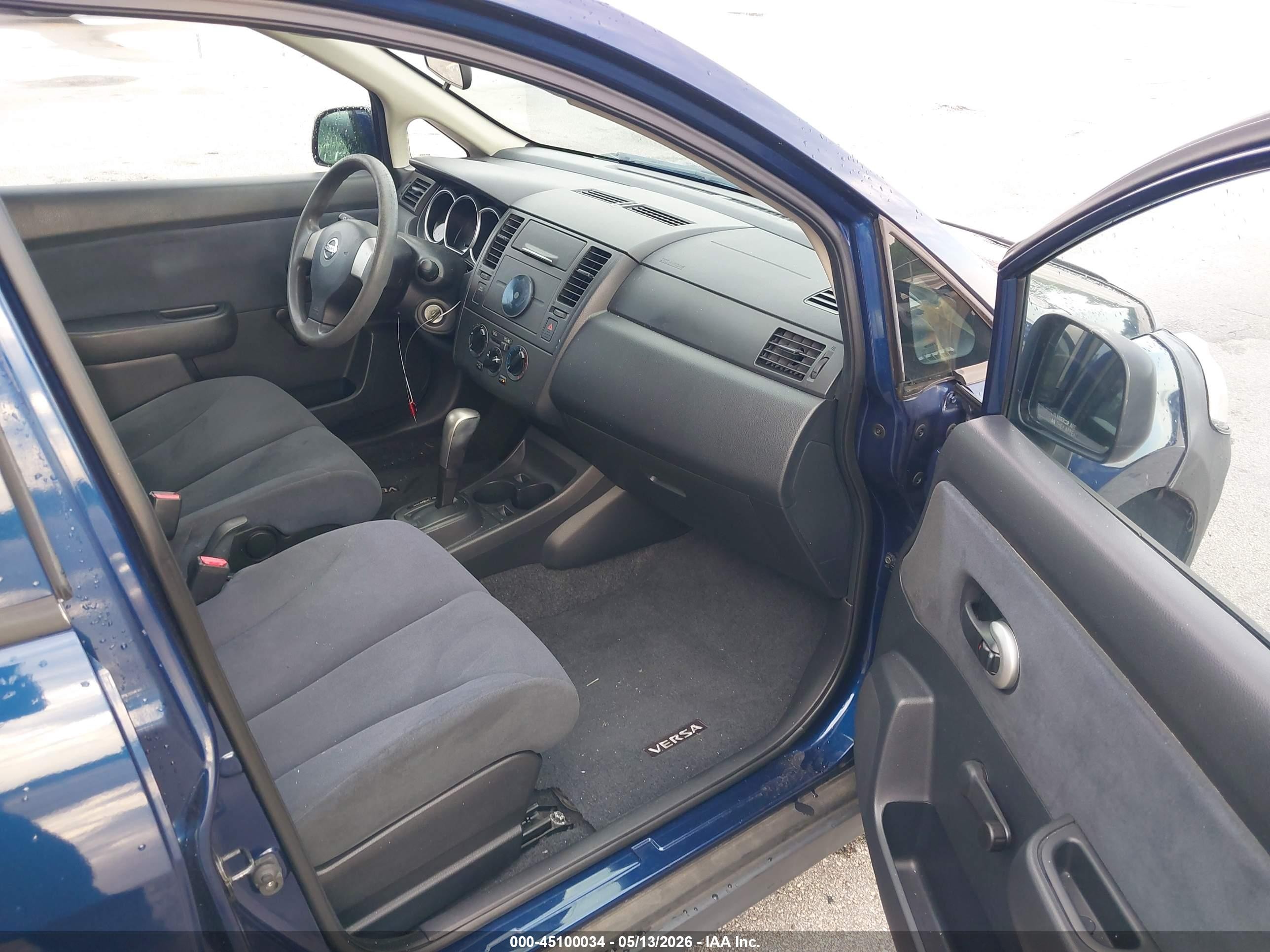2011 Nissan Versa 1.6 Dark Blue vin: 3N1CC1AP9BL376338