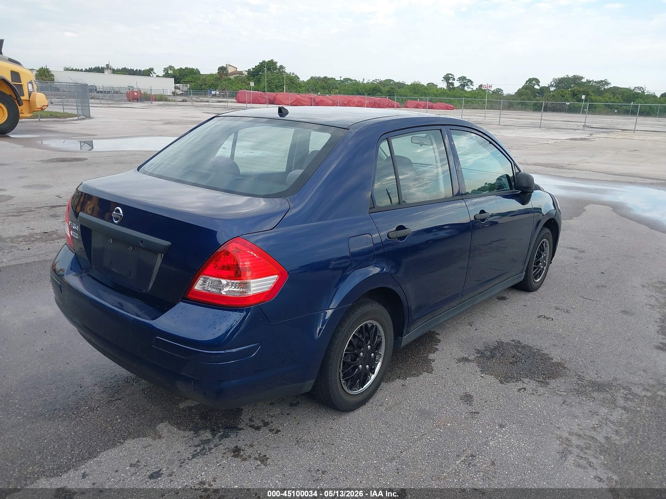 2011 Nissan Versa 1.6 Dark Blue vin: 3N1CC1AP9BL376338