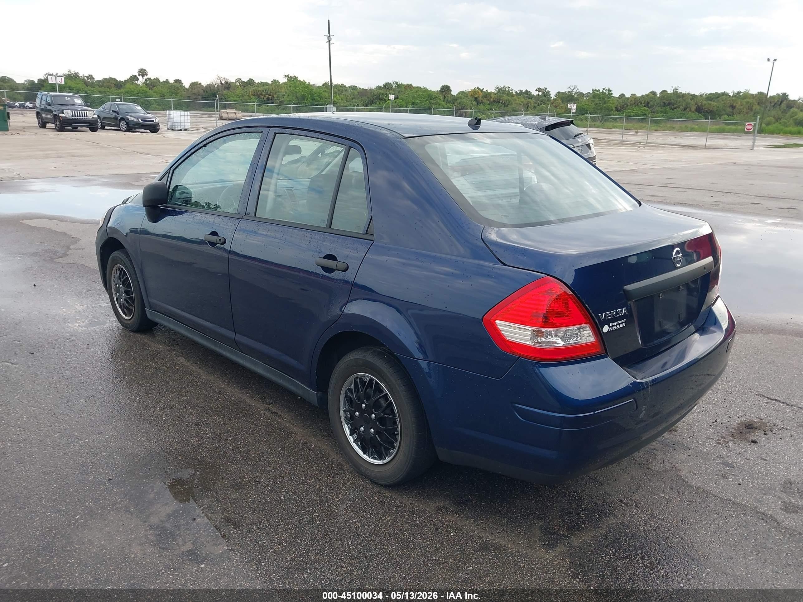 2011 Nissan Versa 1.6 Dark Blue vin: 3N1CC1AP9BL376338