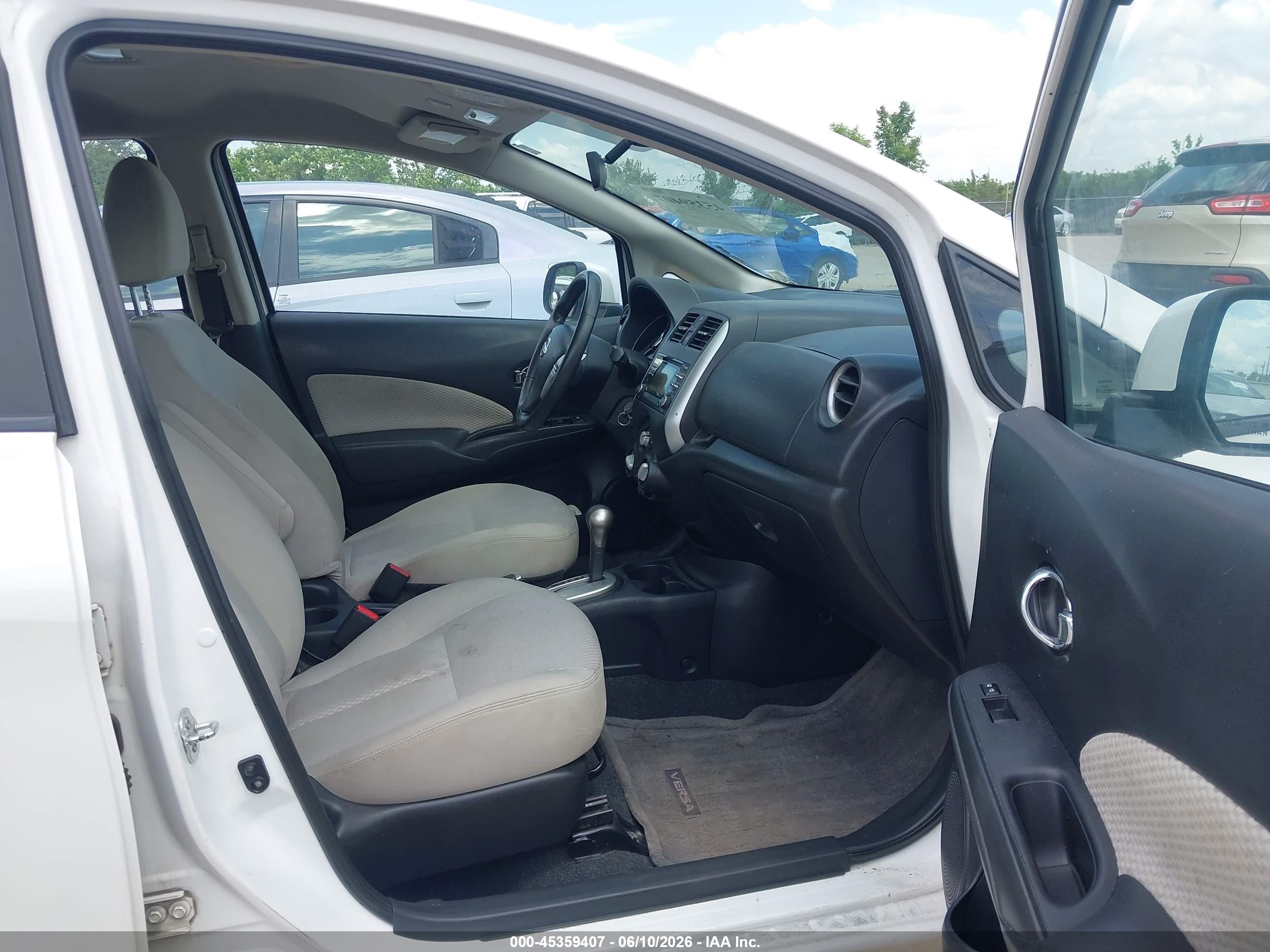 2014 Nissan Versa Note Sv Белый vin: 3N1CE2CP0EL350938