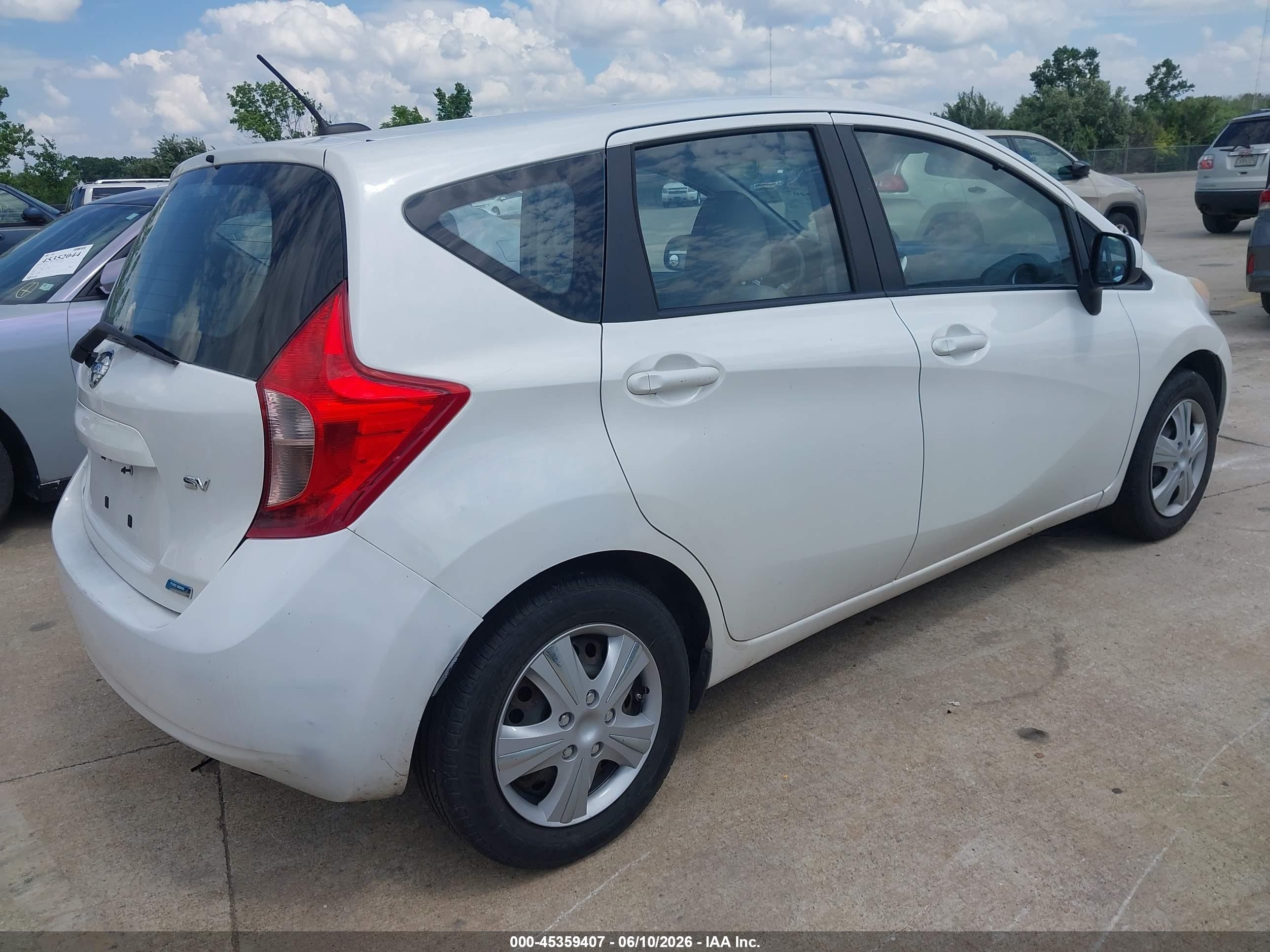 2014 Nissan Versa Note Sv Белый vin: 3N1CE2CP0EL350938