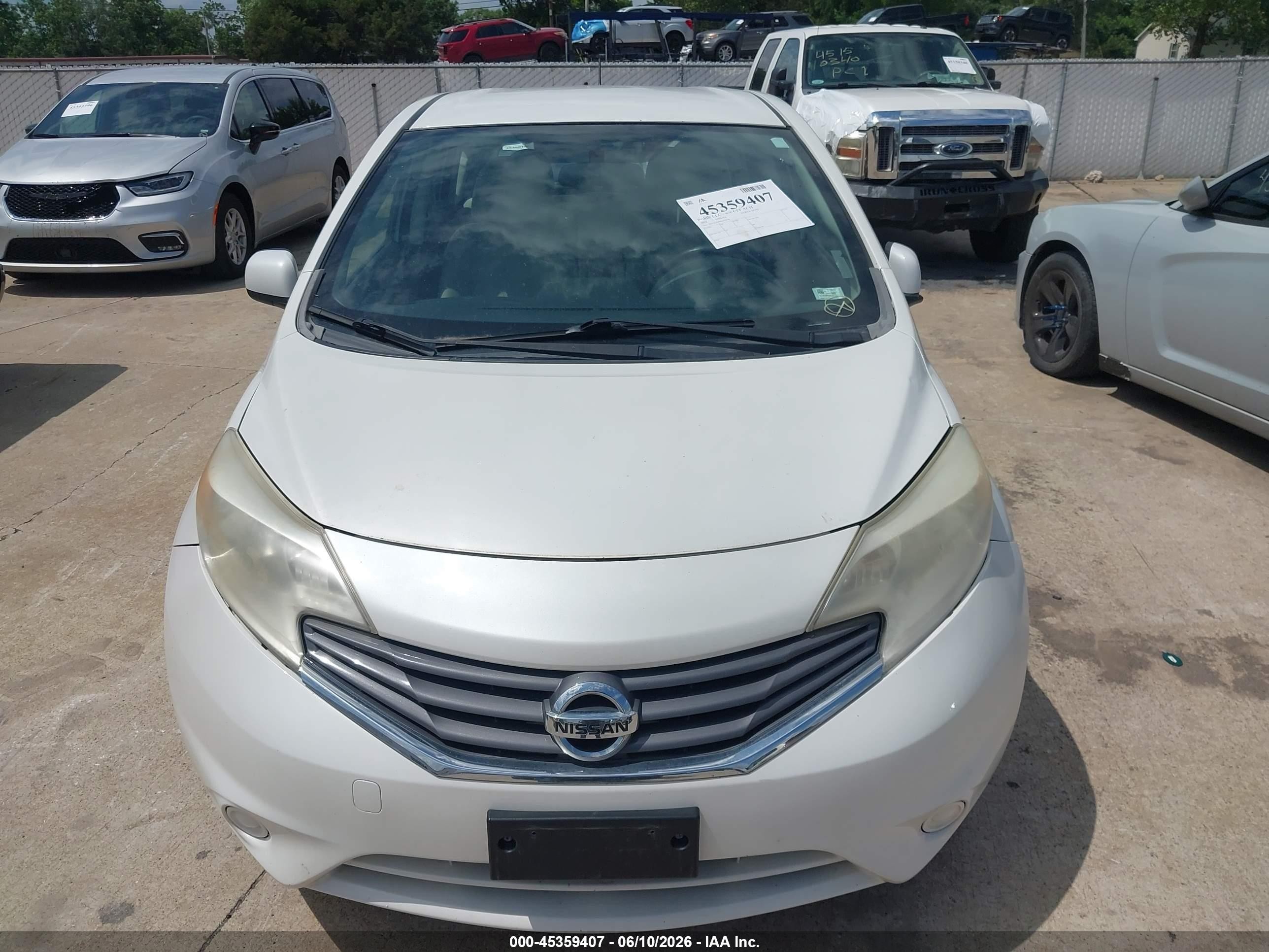 2014 Nissan Versa Note Sv Белый vin: 3N1CE2CP0EL350938