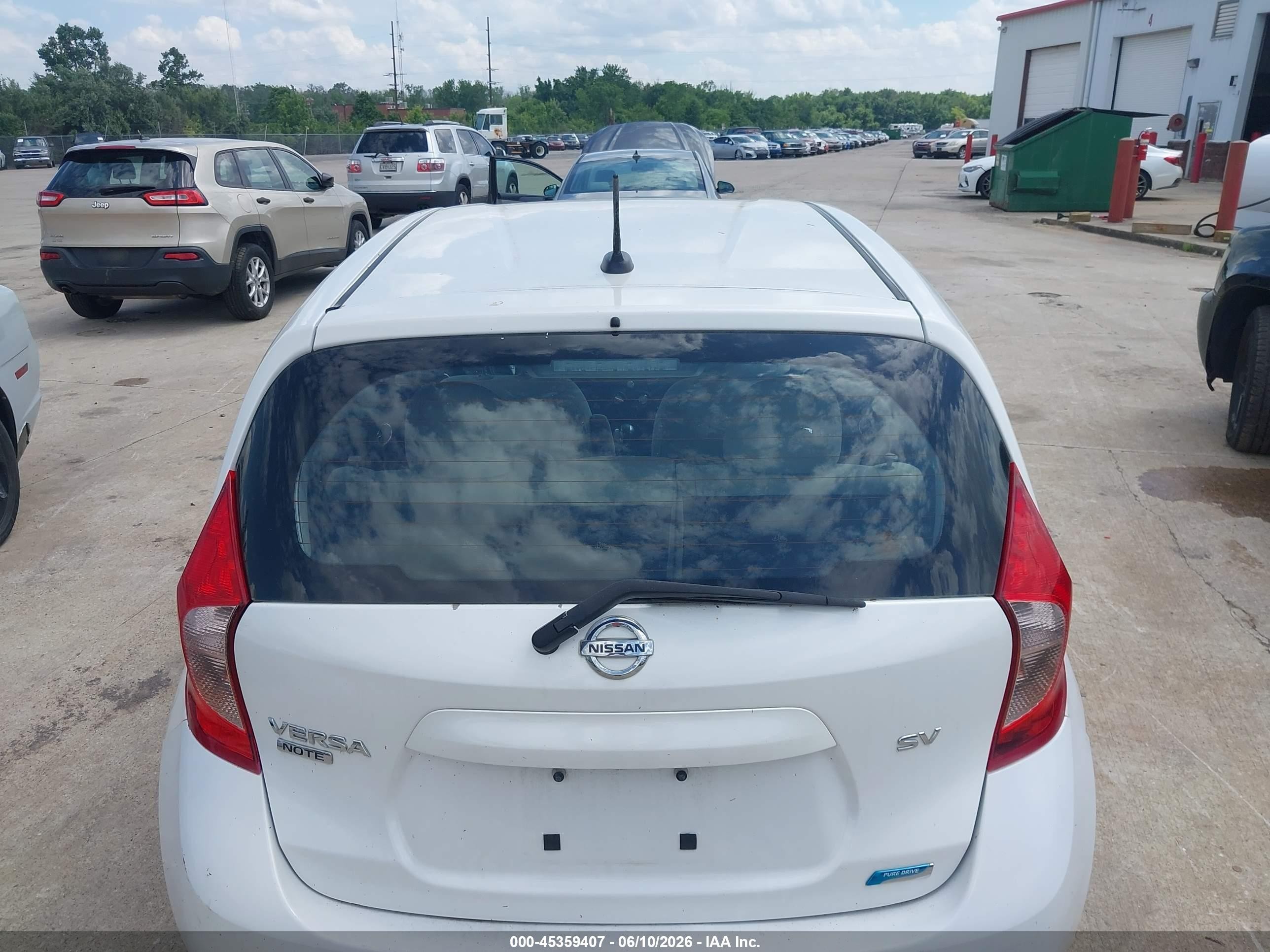 2014 Nissan Versa Note Sv Белый vin: 3N1CE2CP0EL350938