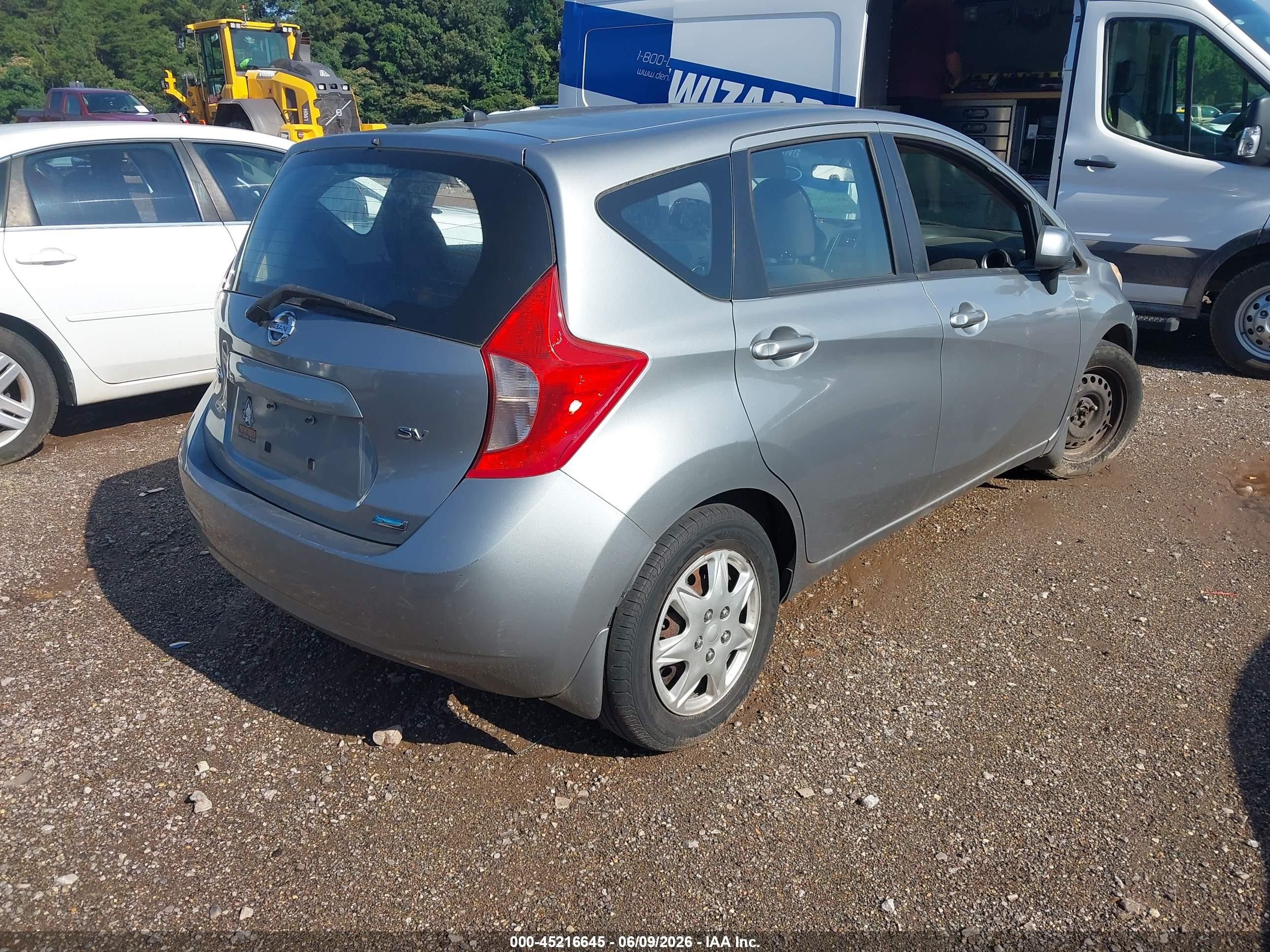 2014 Nissan Versa Note Sv Серый vin: 3N1CE2CP0EL359817