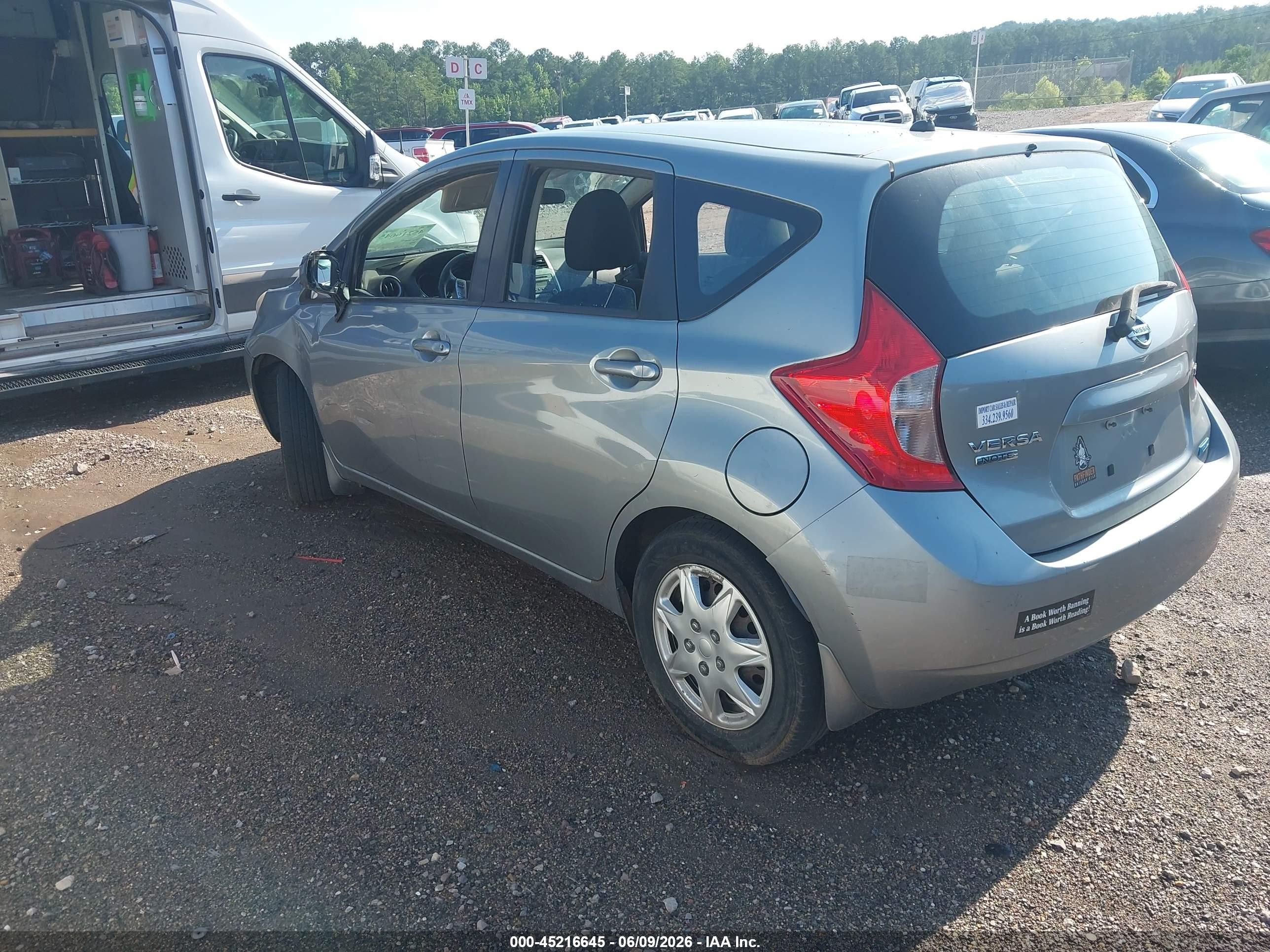 2014 Nissan Versa Note Sv Серый vin: 3N1CE2CP0EL359817