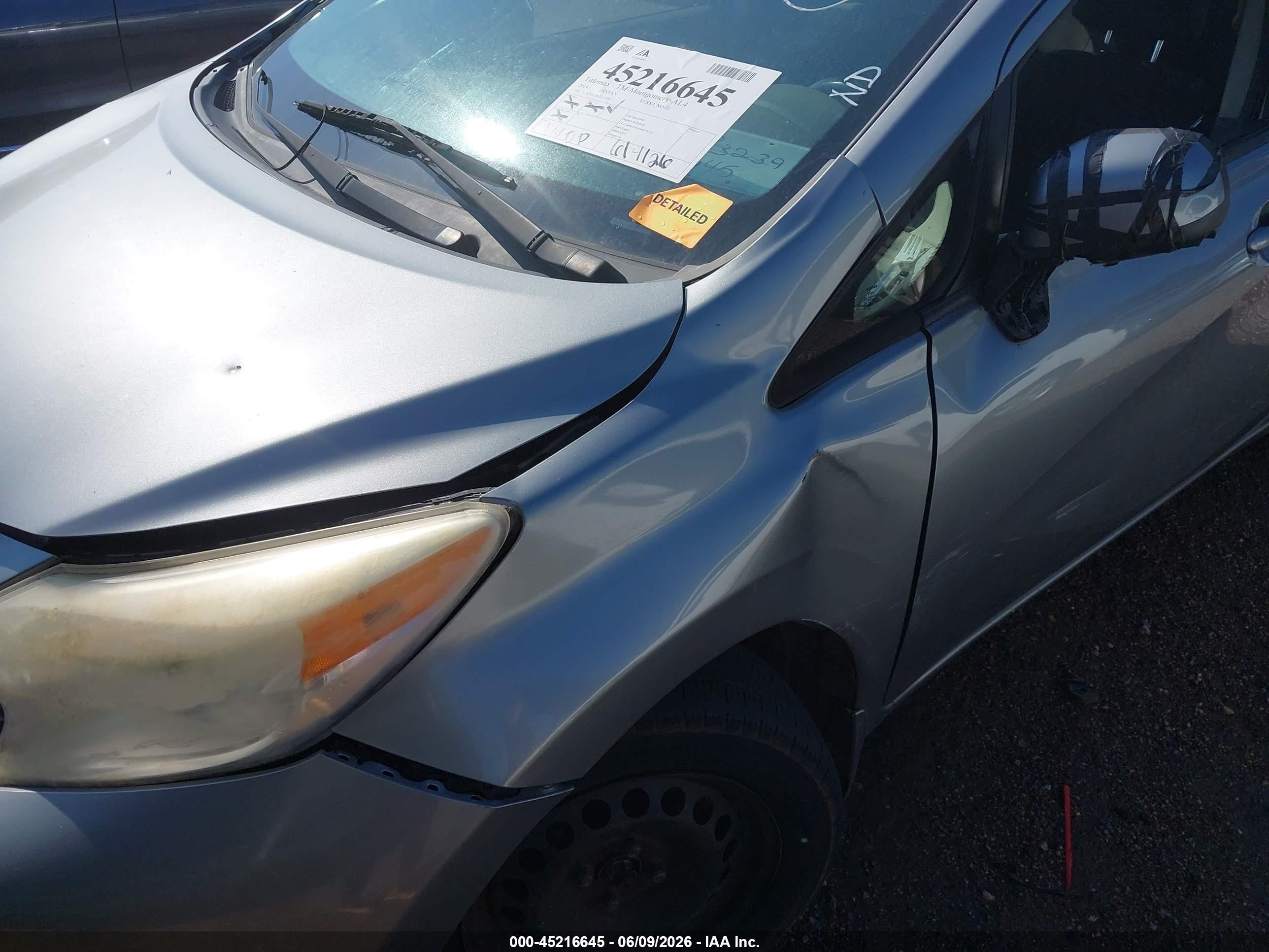 2014 Nissan Versa Note Sv Серый vin: 3N1CE2CP0EL359817