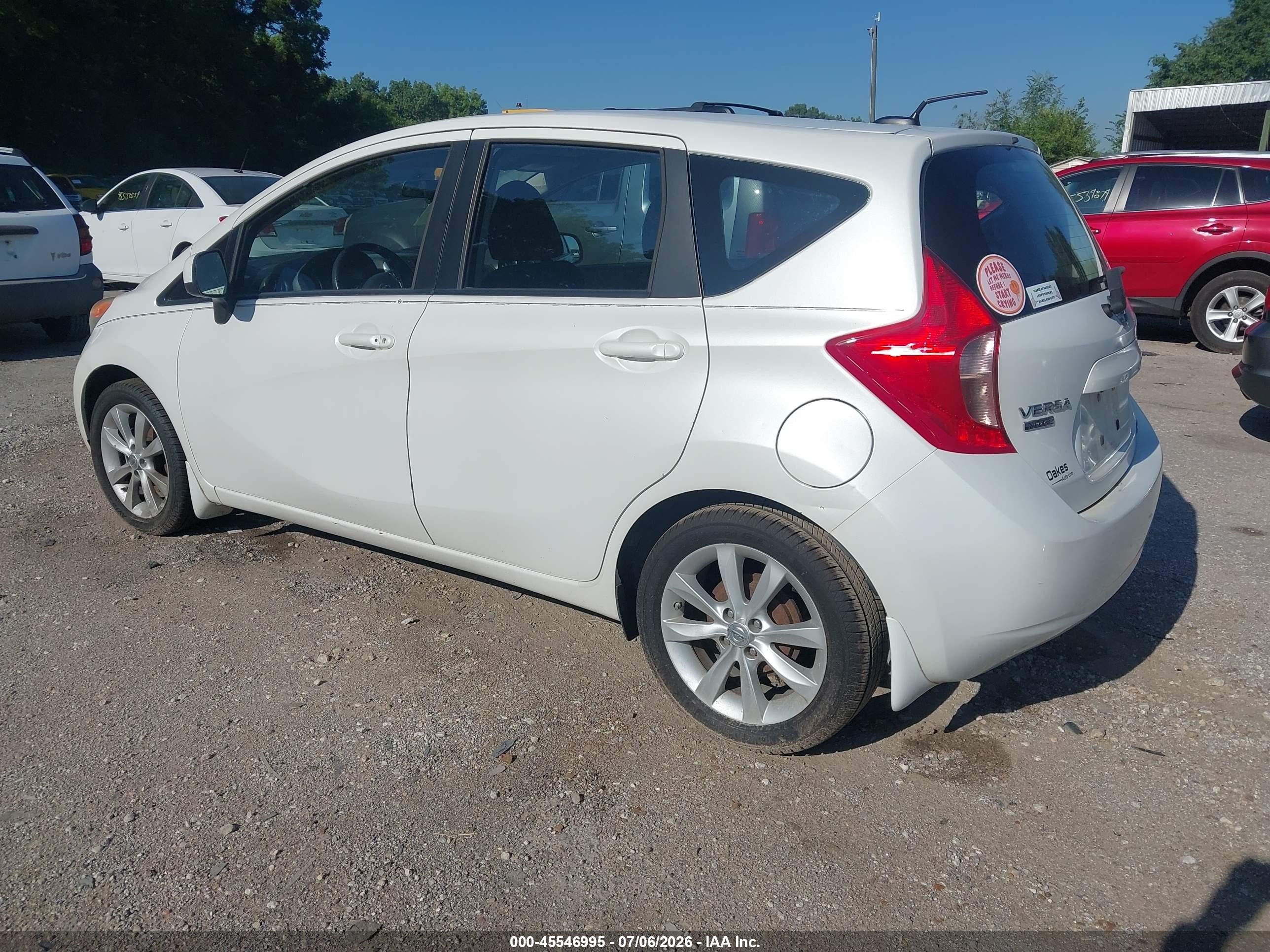 2014 Nissan Versa Note Sv White vin: 3N1CE2CP0EL361874