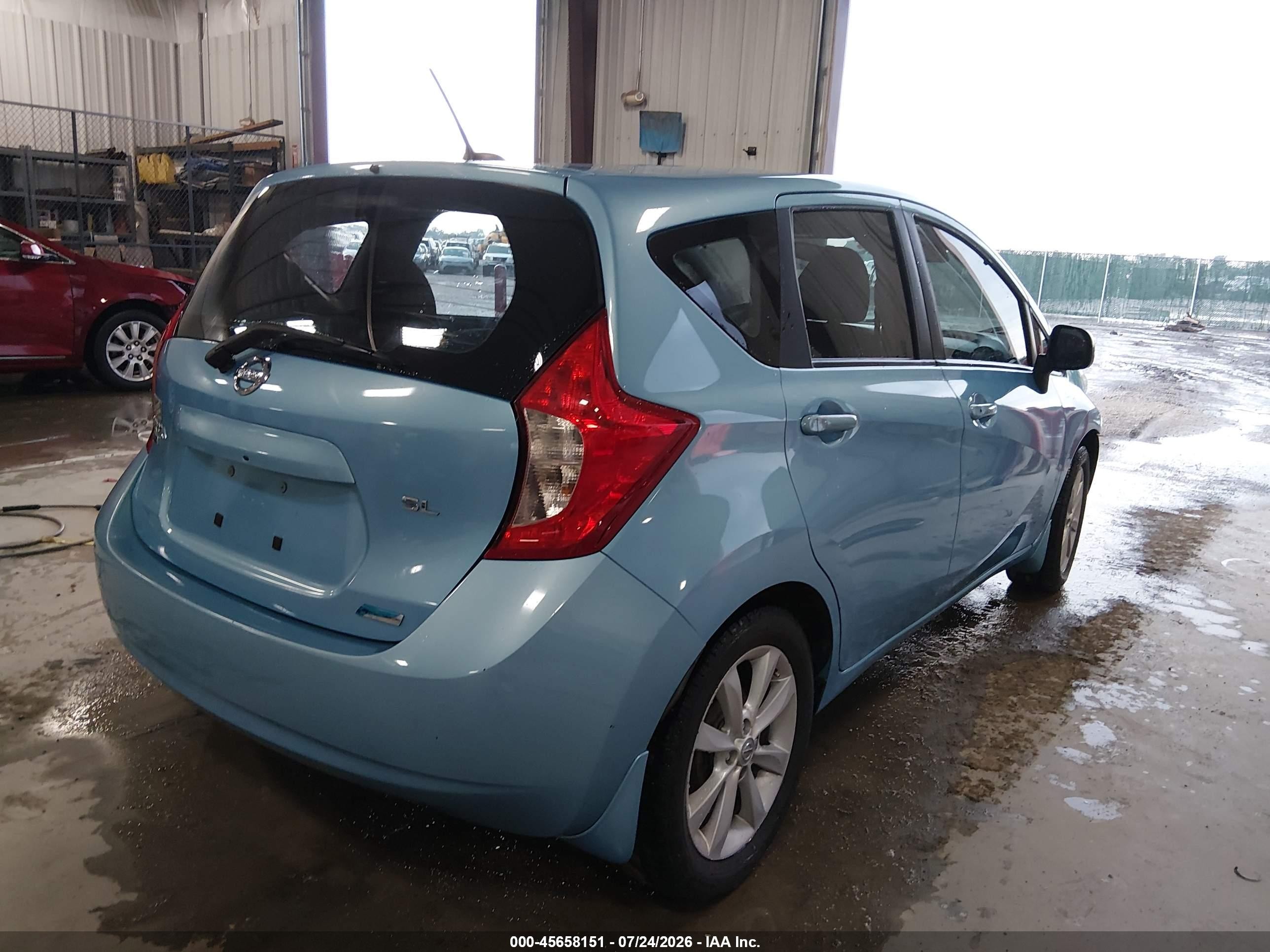 2014 Nissan Versa Note Sv Blue vin: 3N1CE2CP0EL366685