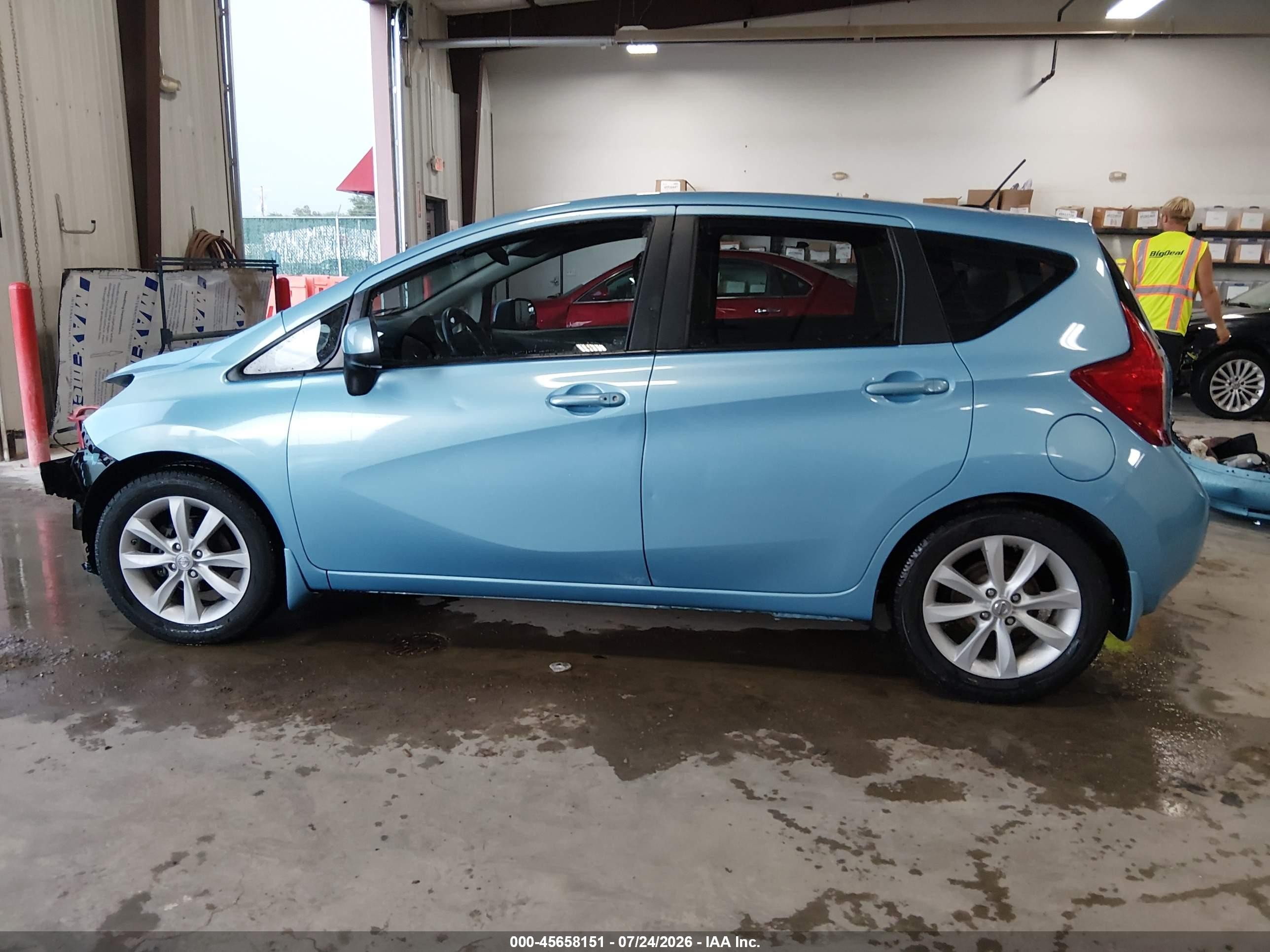 2014 Nissan Versa Note Sv Blue vin: 3N1CE2CP0EL366685