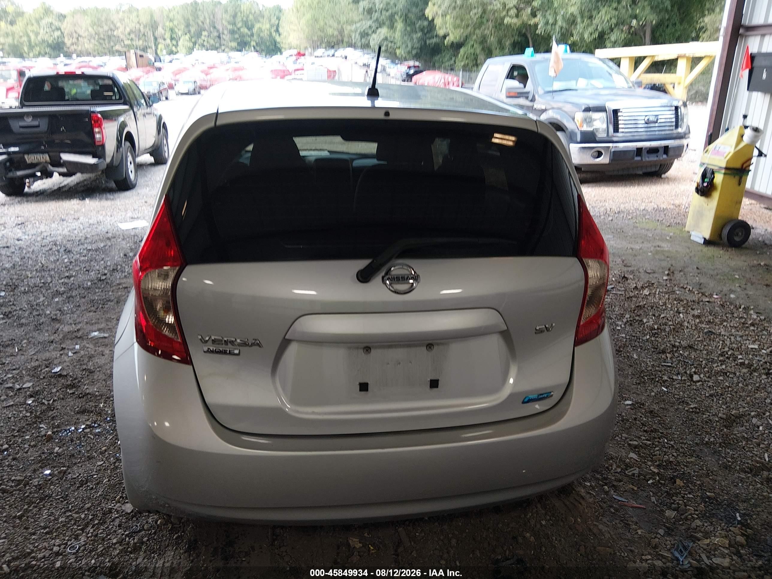 2014 Nissan Versa Note Sv Gray vin: 3N1CE2CP0EL381686