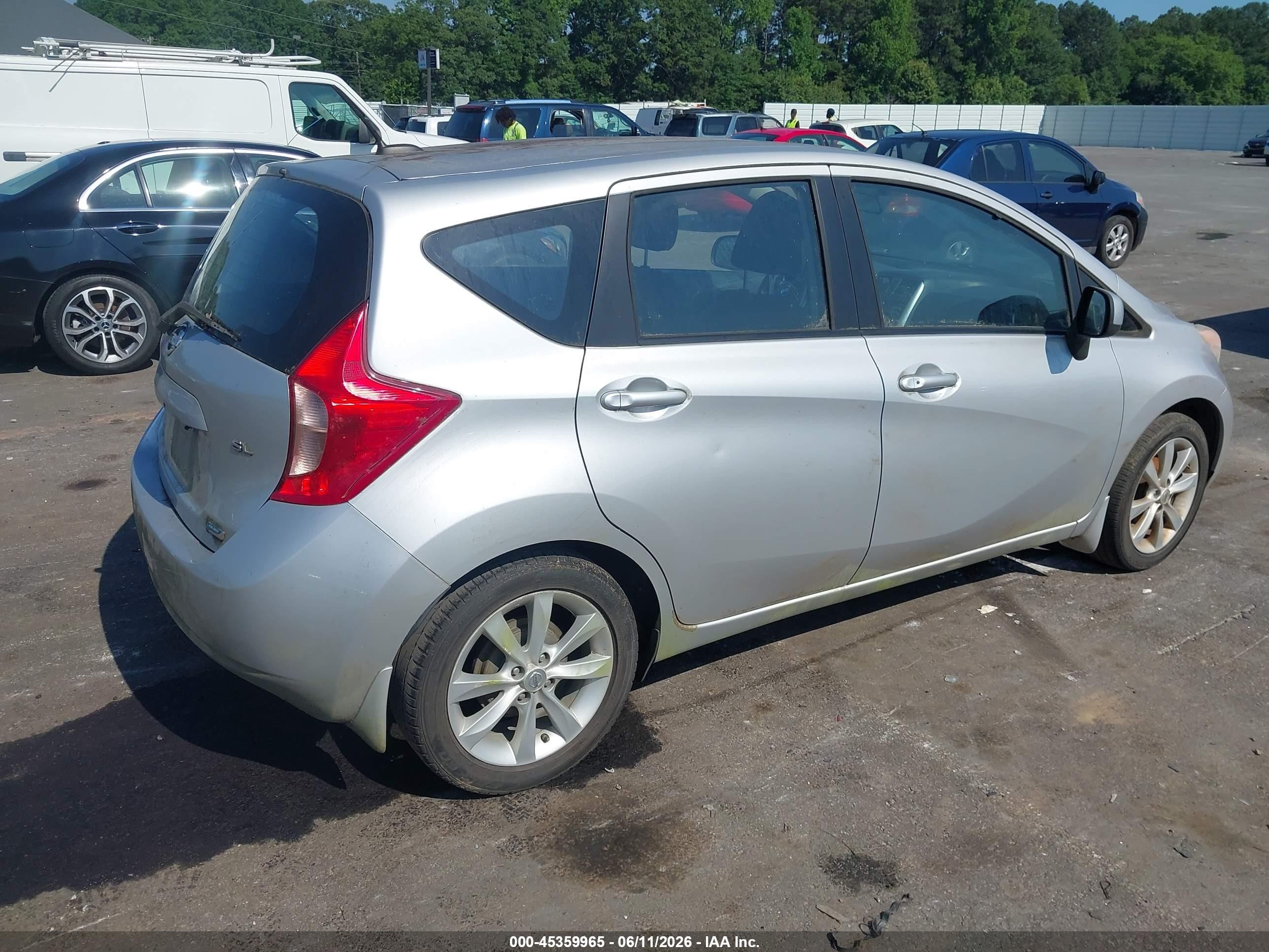 2014 Nissan Versa Note Sv Gray vin: 3N1CE2CP0EL389352