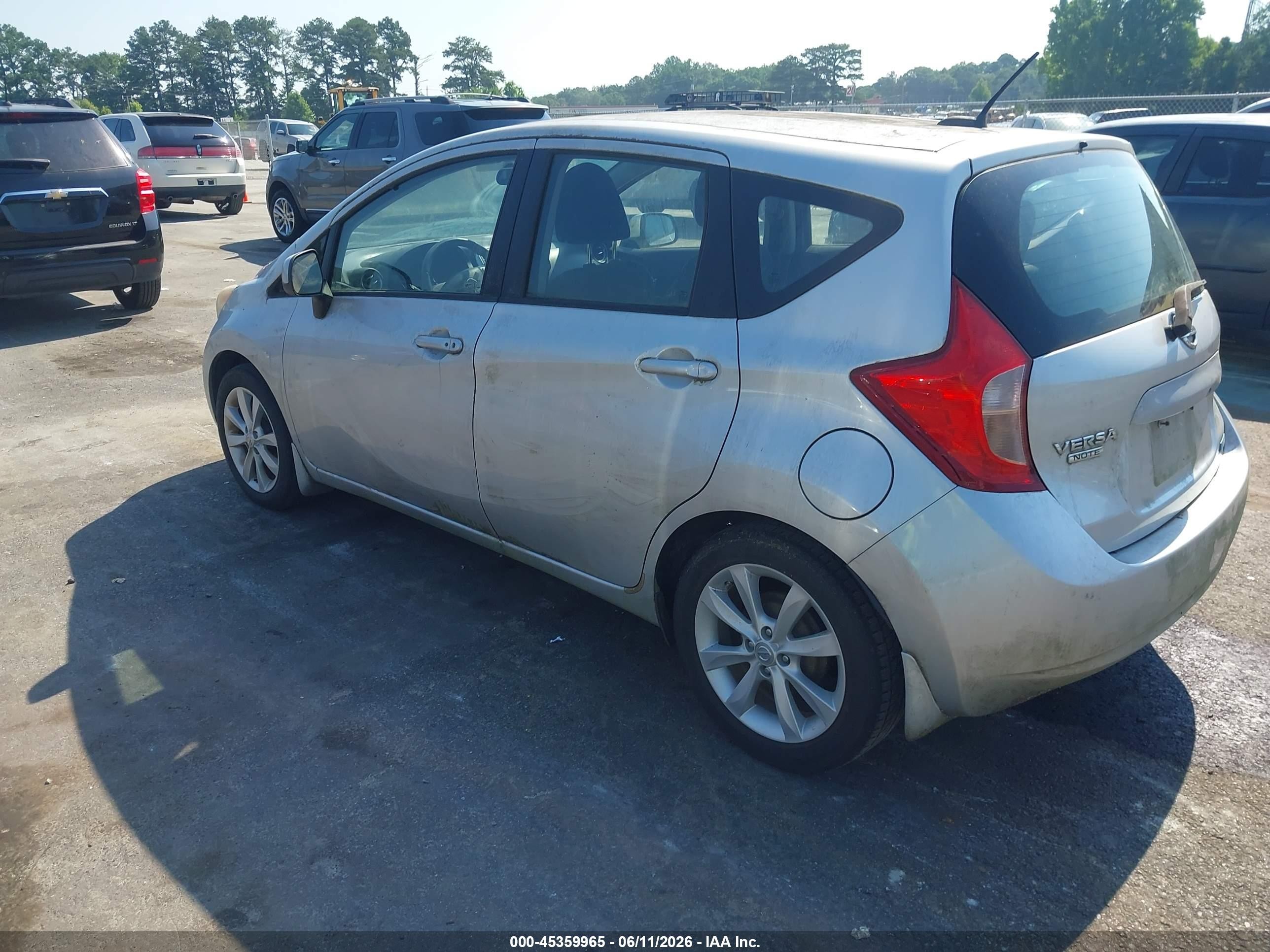 2014 Nissan Versa Note Sv Gray vin: 3N1CE2CP0EL389352