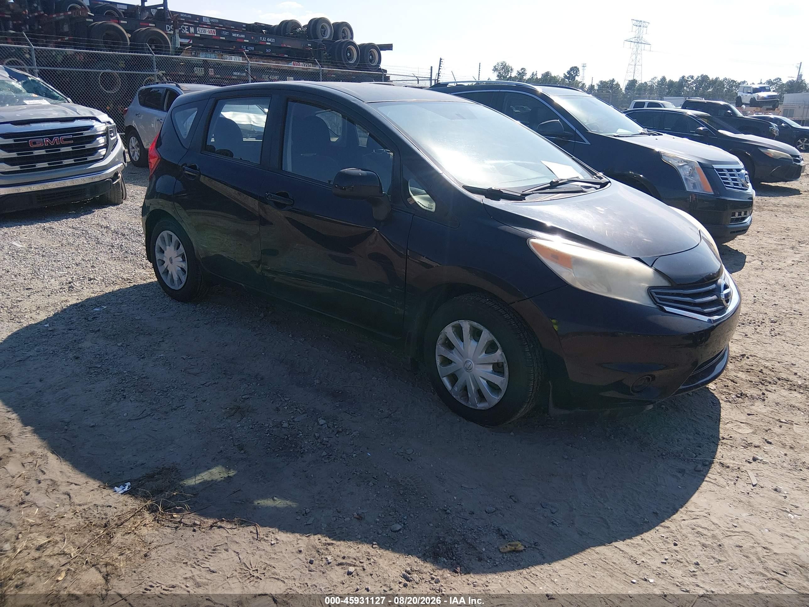 2014 Nissan Versa Note S Plus Black vin: 3N1CE2CP0EL394986