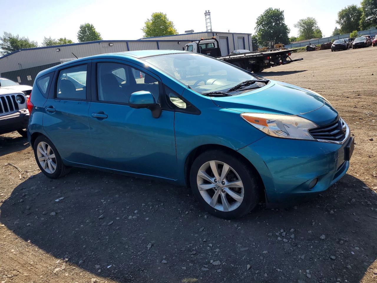 2014 Nissan Versa Note Sv Blue vin: 3N1CE2CP0EL403945