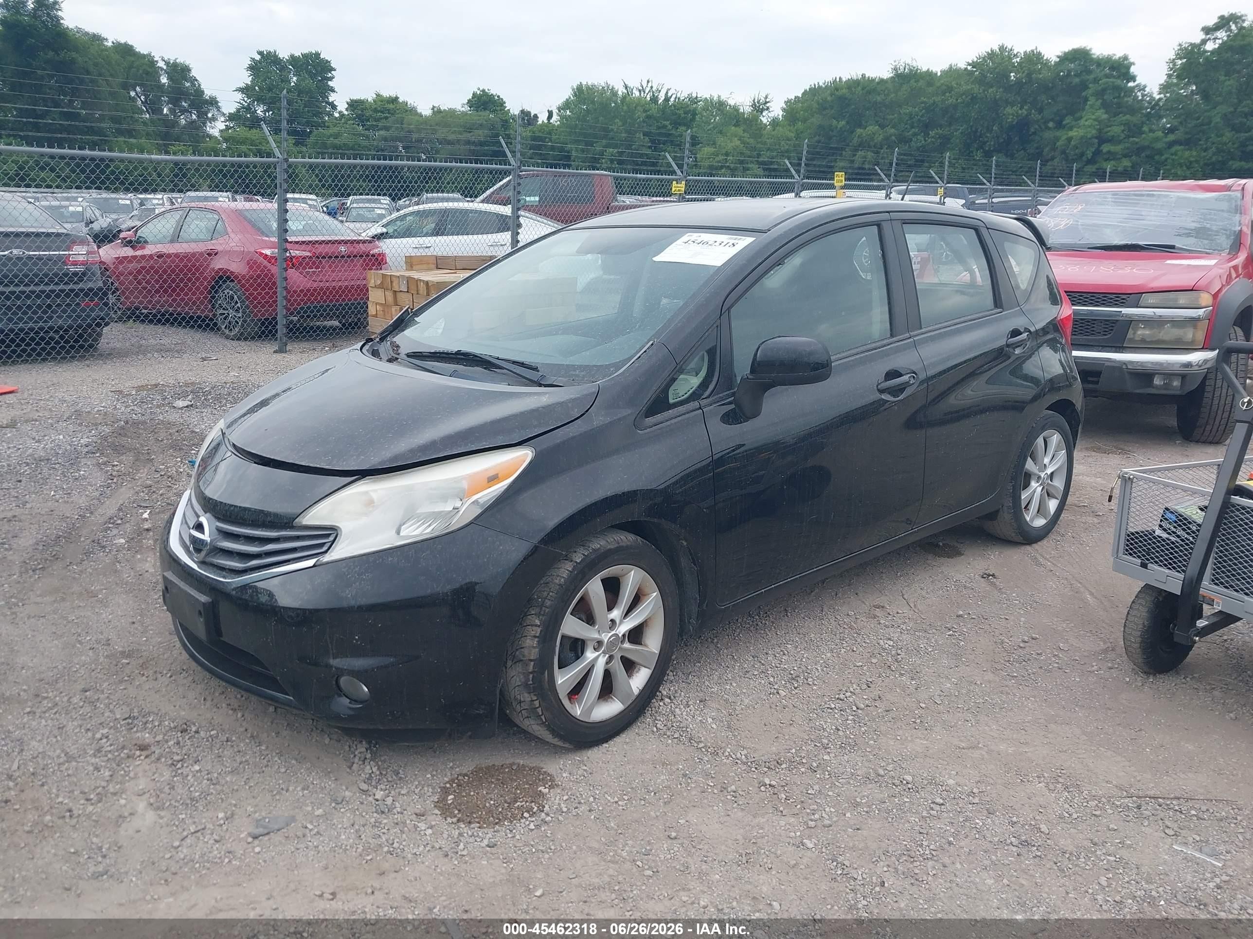 2014 Nissan Versa Note S (sr)/s Plus/sv Black vin: 3N1CE2CP0EL407588