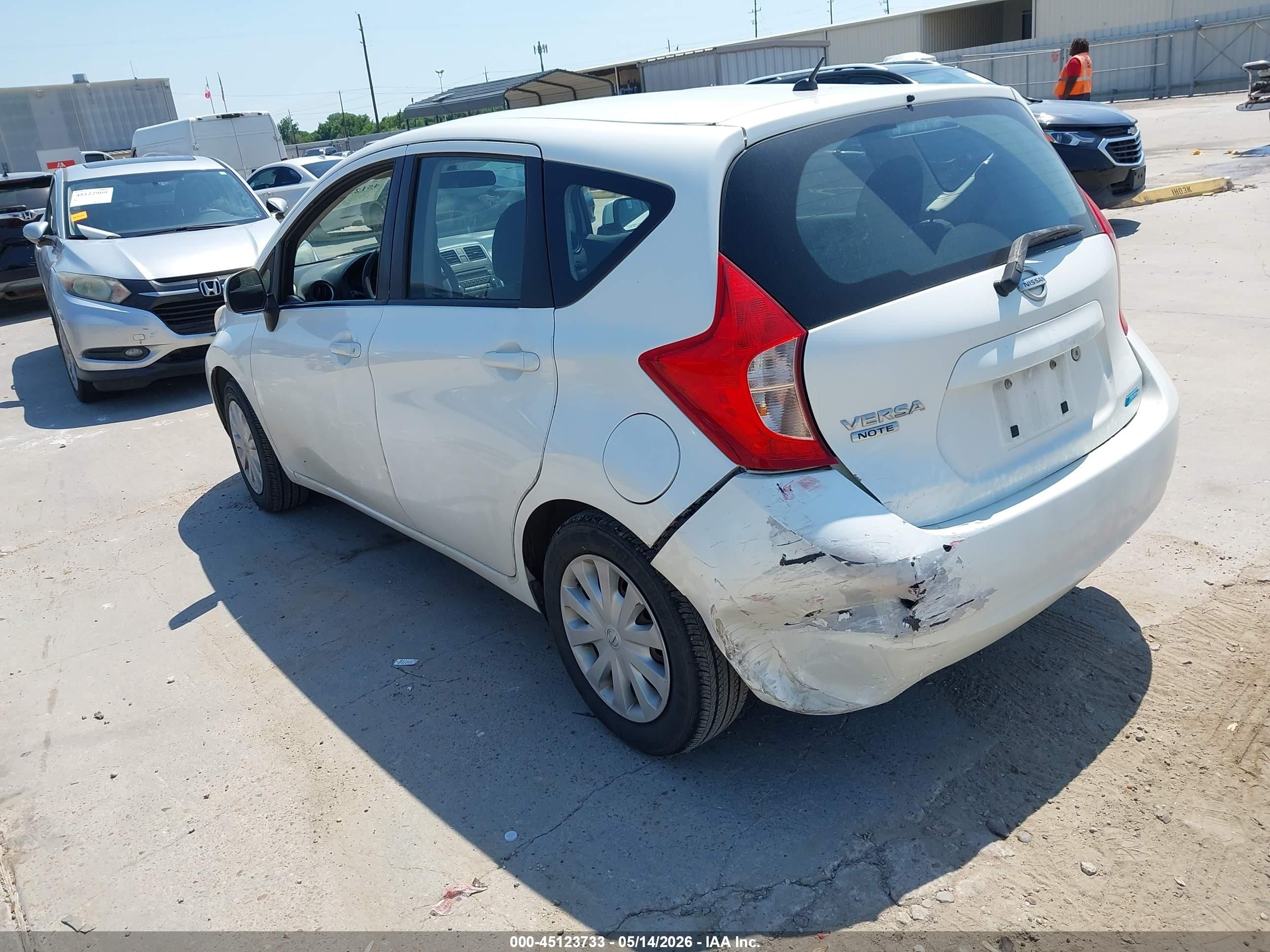2014 Nissan Versa Note S Plus White vin: 3N1CE2CP0EL410121