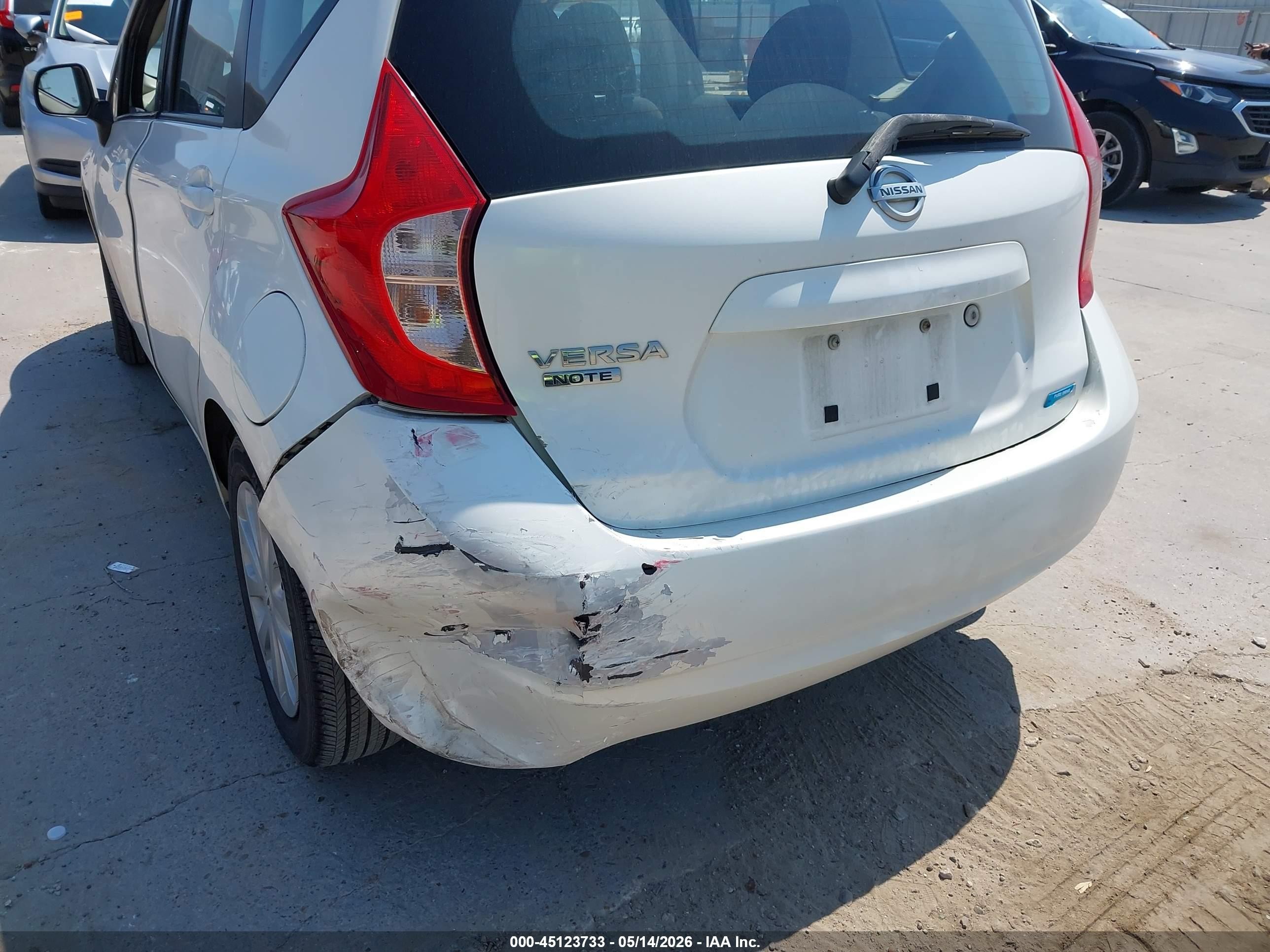 2014 Nissan Versa Note S Plus White vin: 3N1CE2CP0EL410121