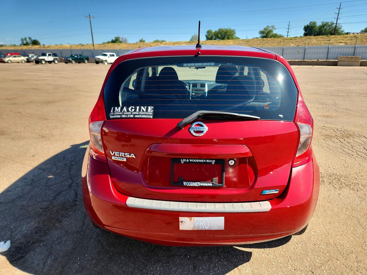 2014 Nissan Versa Note S Plus Red vin: 3N1CE2CP0EL431017