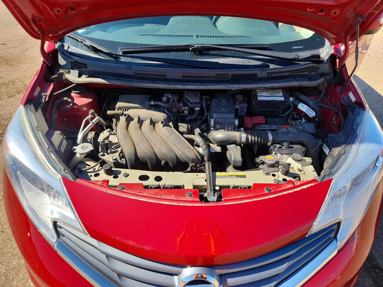 2014 Nissan Versa Note S Plus Red vin: 3N1CE2CP0EL431017