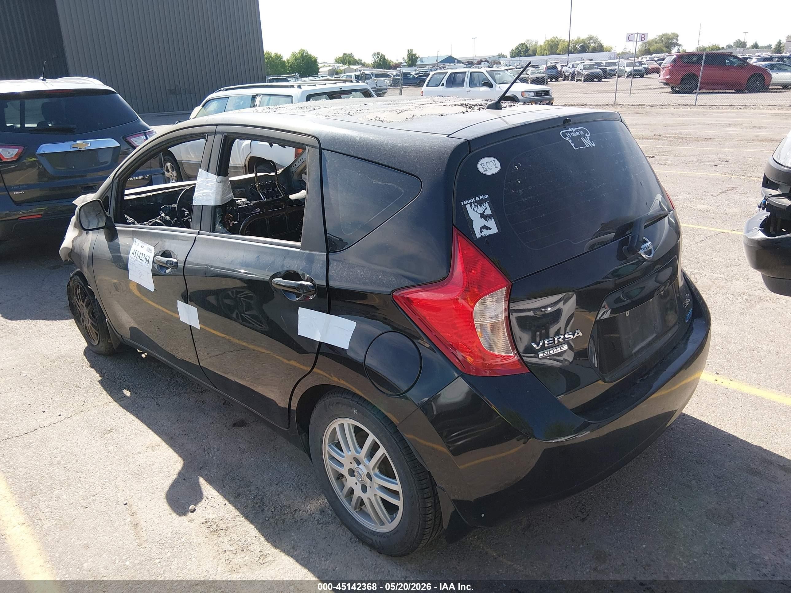 2014 Nissan Versa Note S Plus Black vin: 3N1CE2CP0EL434967