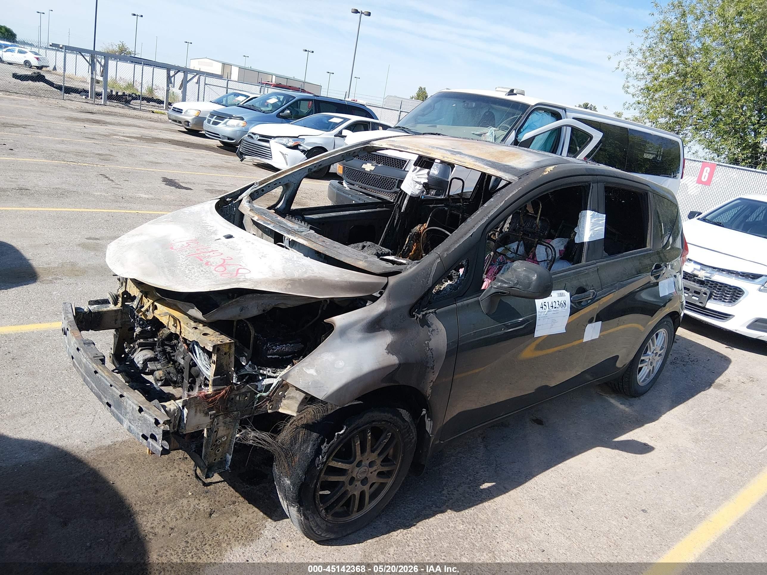 2014 Nissan Versa Note S Plus Black vin: 3N1CE2CP0EL434967