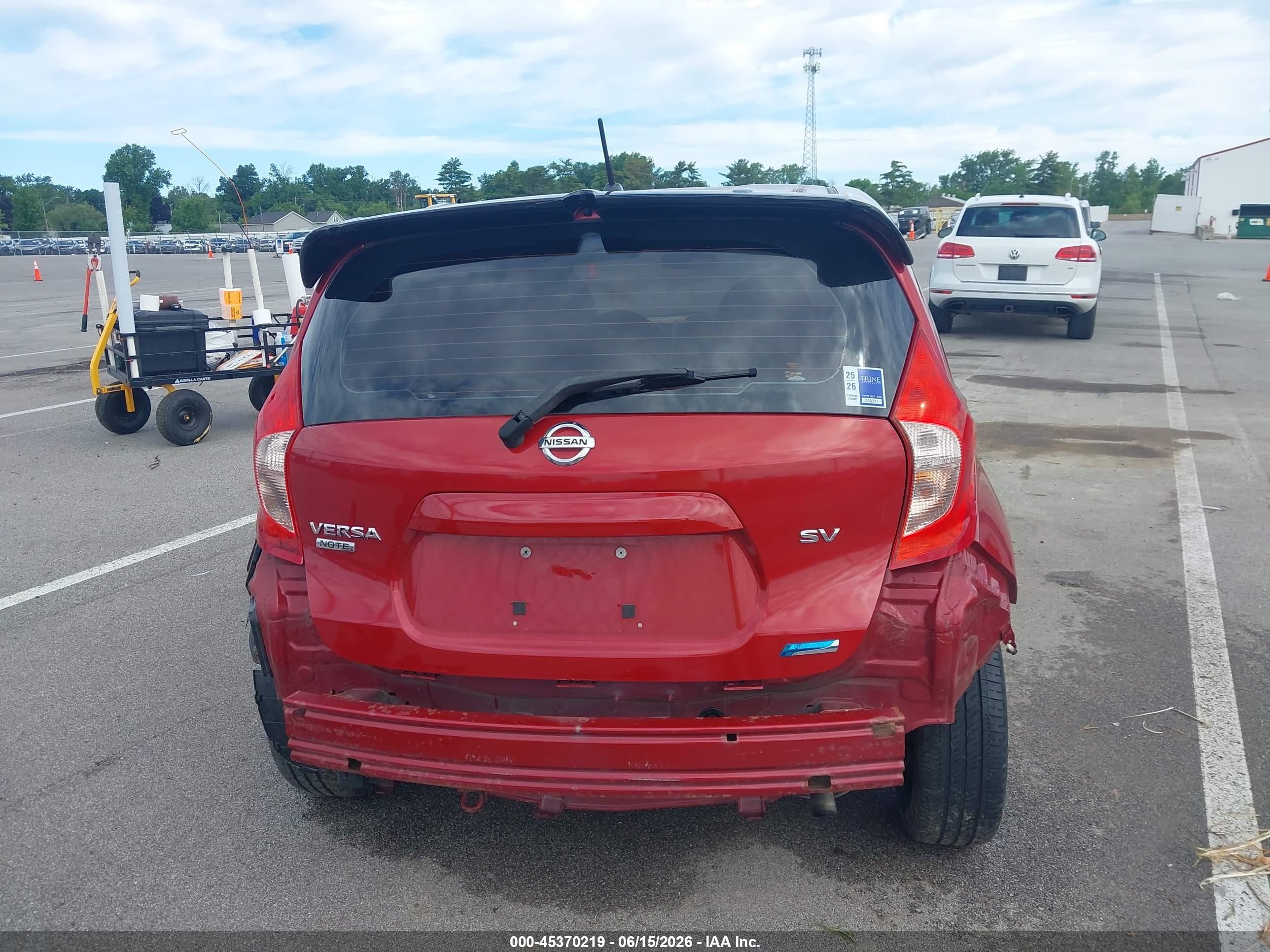 2015 Nissan Versa Note S (sr)/s Plus/sl/sr/sv Red vin: 3N1CE2CP0FL354408