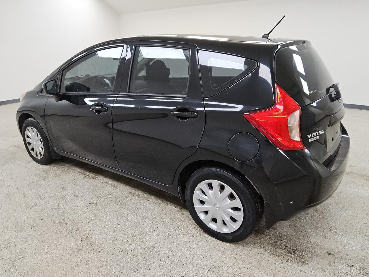 2015 Nissan Versa Note S Black vin: 3N1CE2CP0FL356921 Damage: Left Rear Door, Multiple Dents/Paint Damage, 2