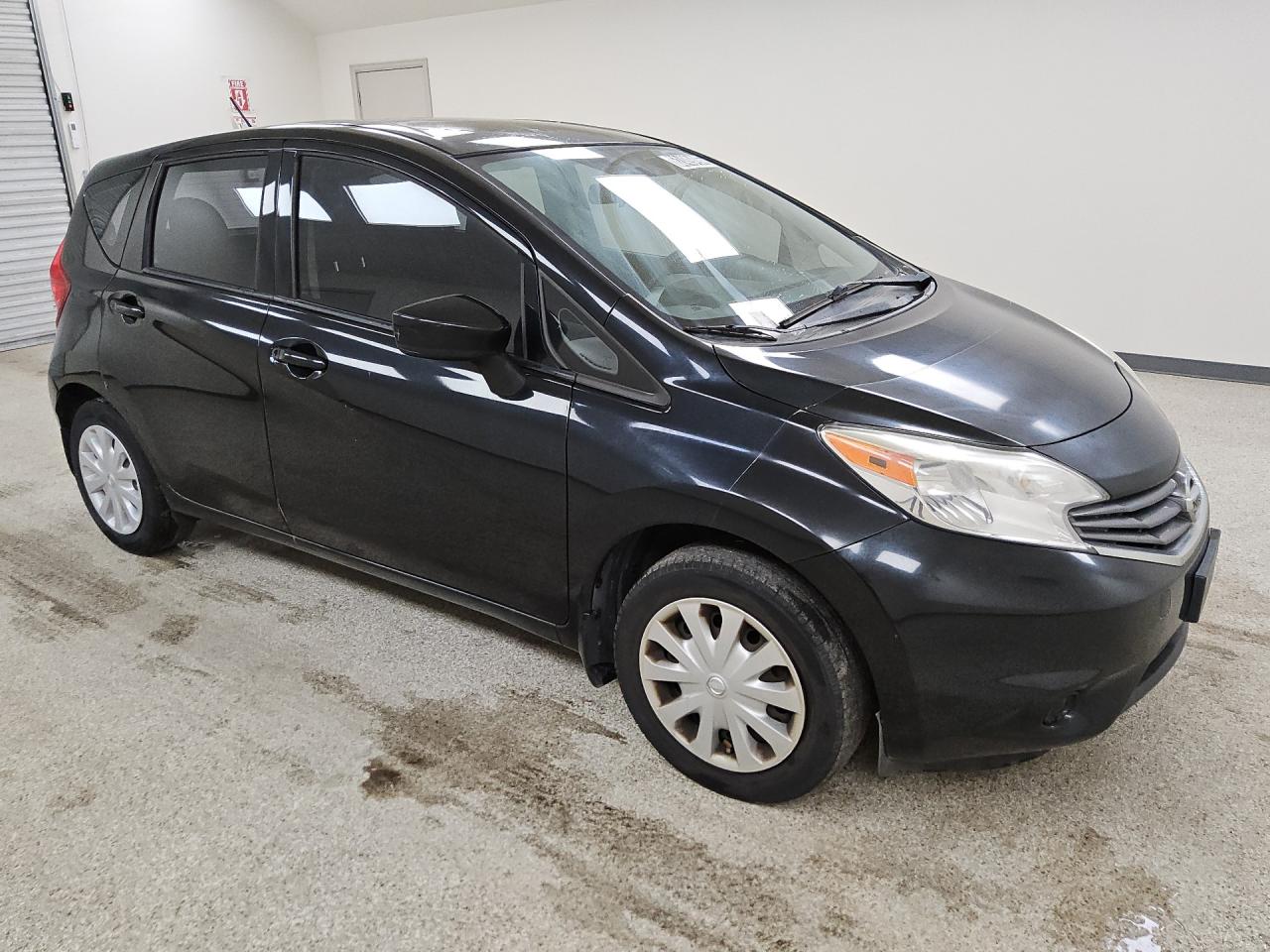 2015 Nissan Versa Note S Black vin: 3N1CE2CP0FL356921 Damage: Right Front Door, Dent(S) W/ Paint Dmg, 1/8 To 1/2 Inch