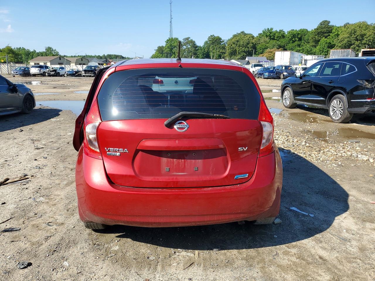 2015 Nissan Versa Note Sv Красный vin: 3N1CE2CP0FL363027