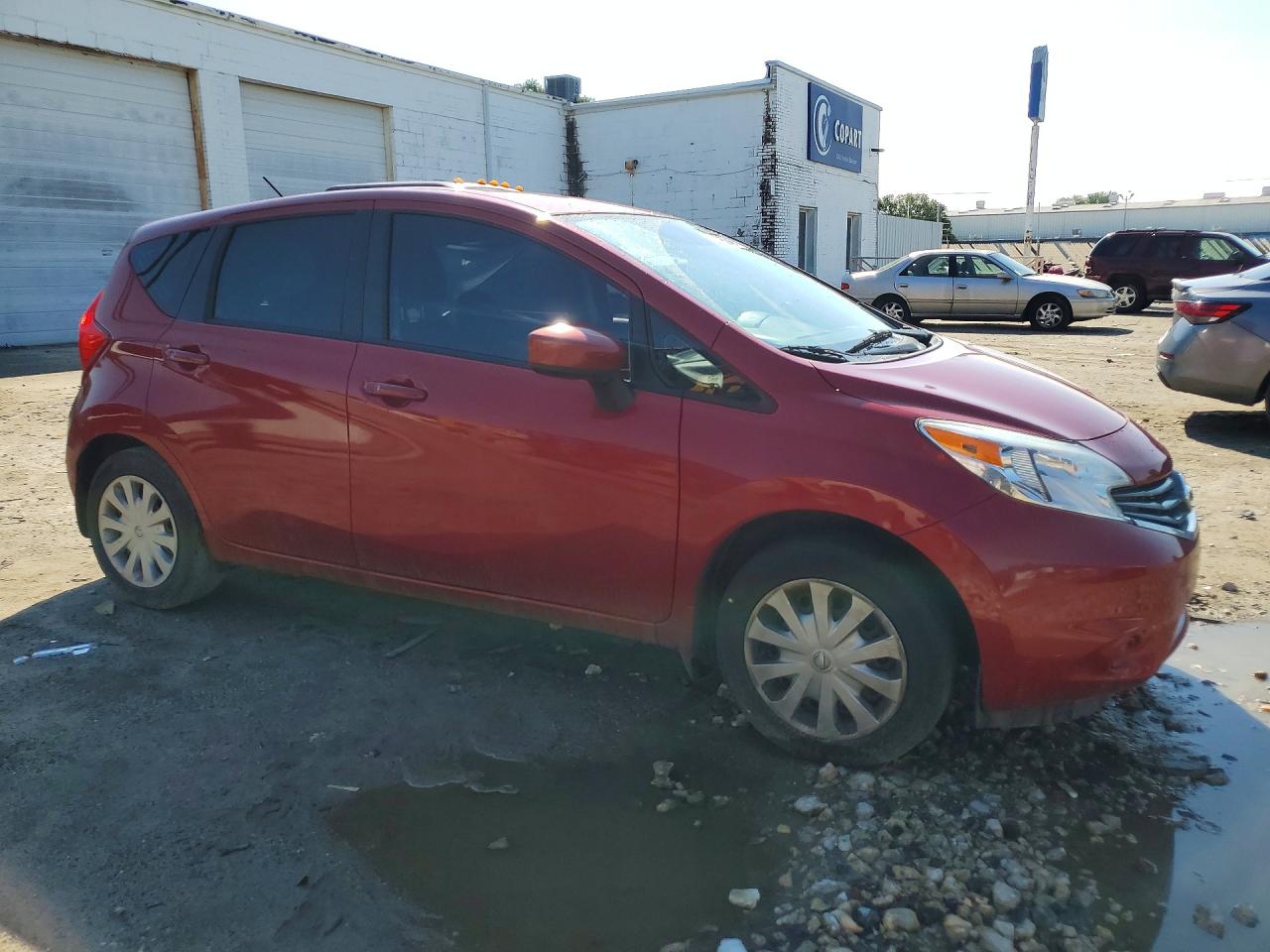 2015 Nissan Versa Note Sv Красный vin: 3N1CE2CP0FL363027