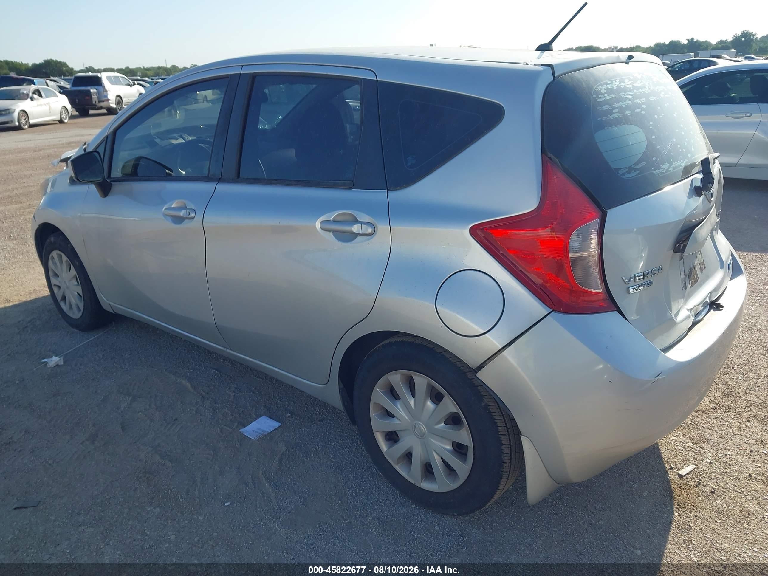 2015 Nissan Versa Note S (sr)/s Plus/sl/sr/sv Silver vin: 3N1CE2CP0FL363321