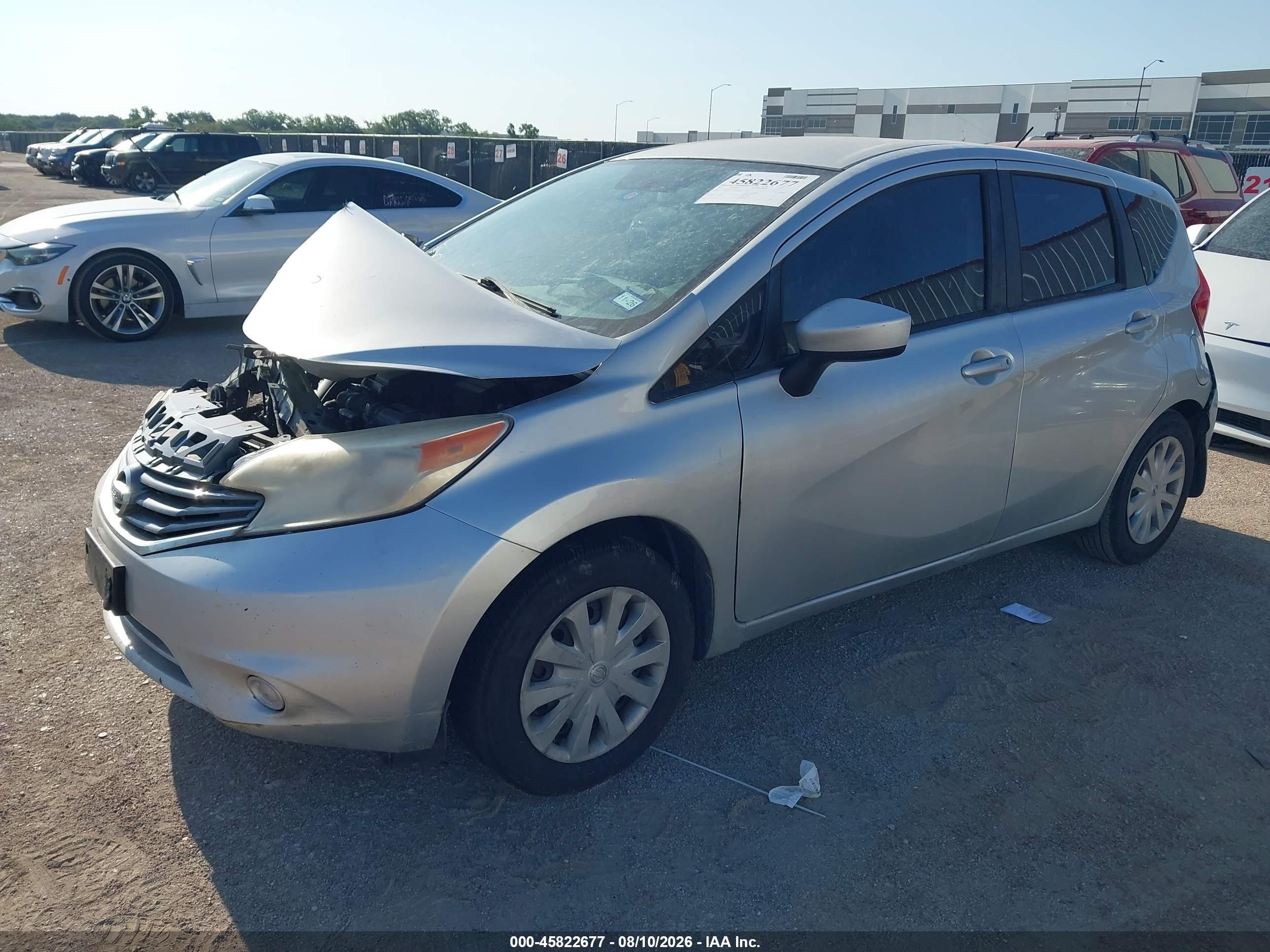 2015 Nissan Versa Note S (sr)/s Plus/sl/sr/sv Silver vin: 3N1CE2CP0FL363321