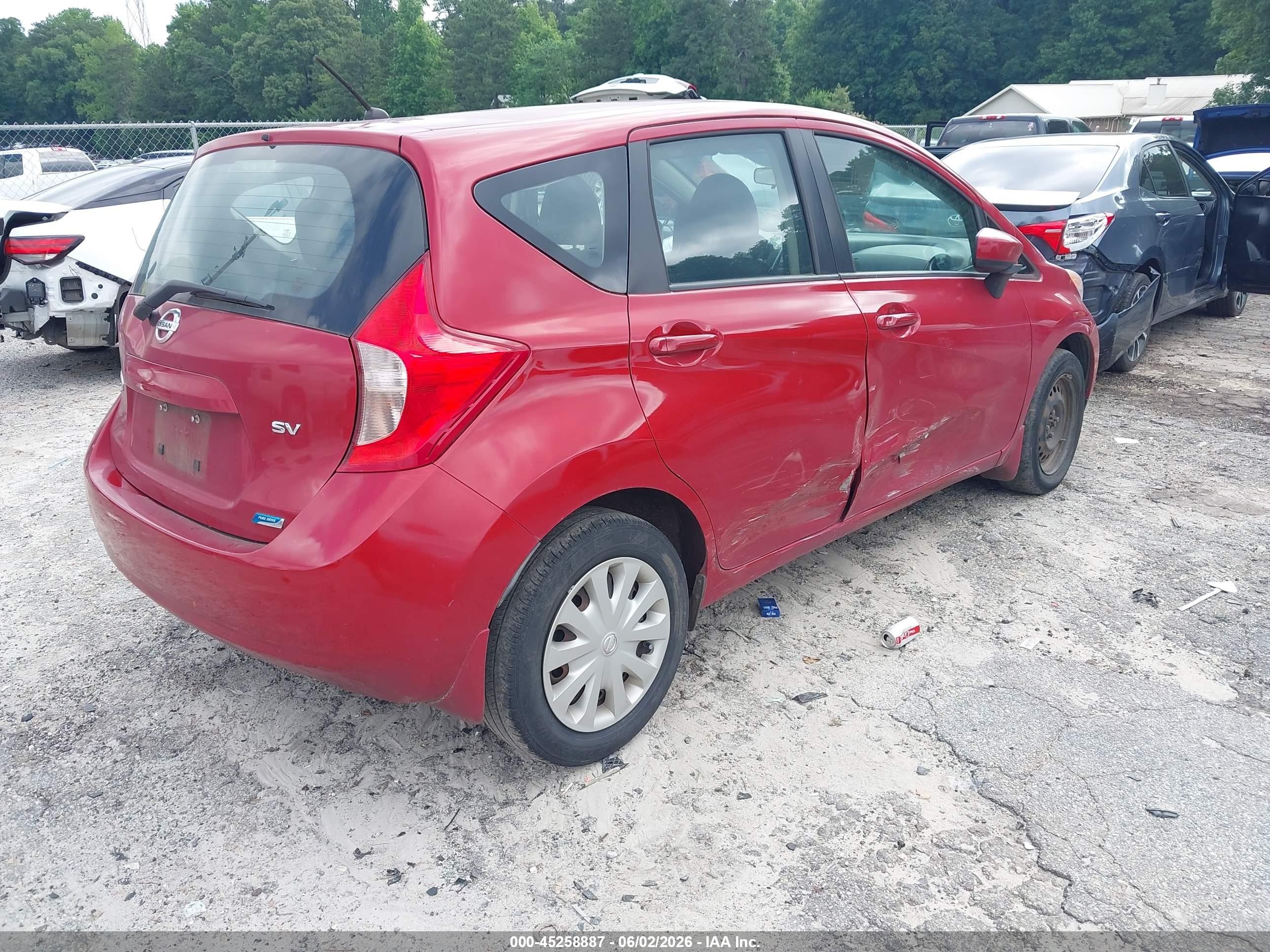 2015 Nissan Versa Note Sv Red vin: 3N1CE2CP0FL377669