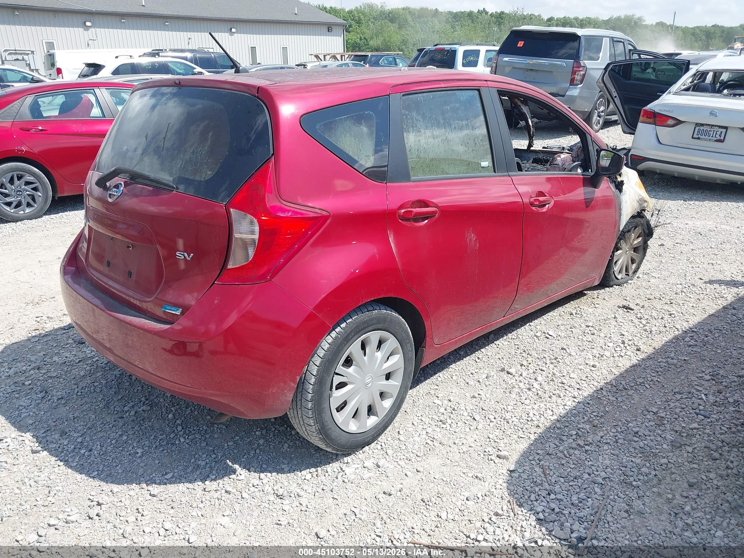 2015 Nissan Versa Note S (sr)/s Plus/sl/sr/sv Red vin: 3N1CE2CP0FL380023