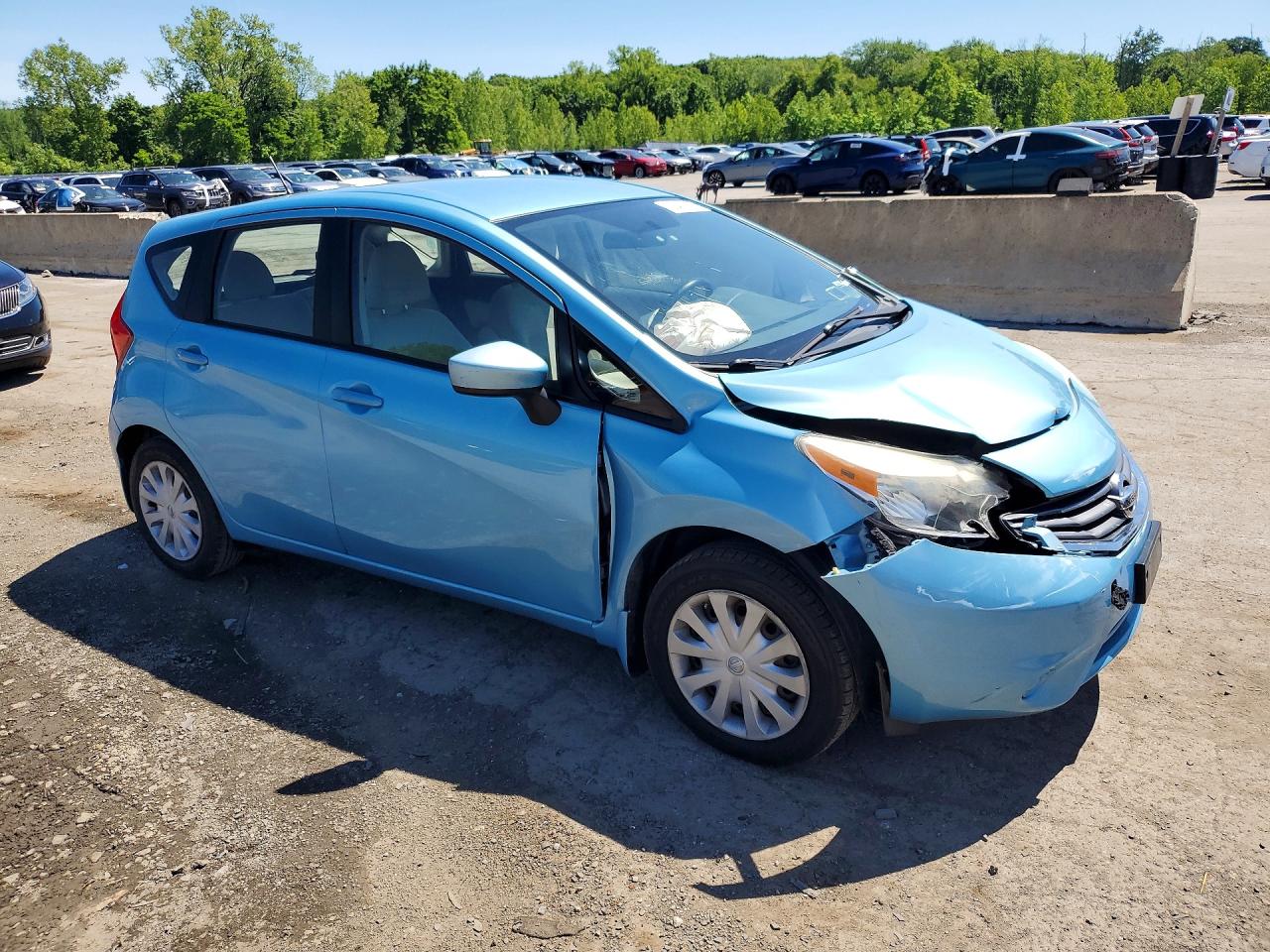 2015 Nissan Versa Note Sv Синий vin: 3N1CE2CP0FL393113